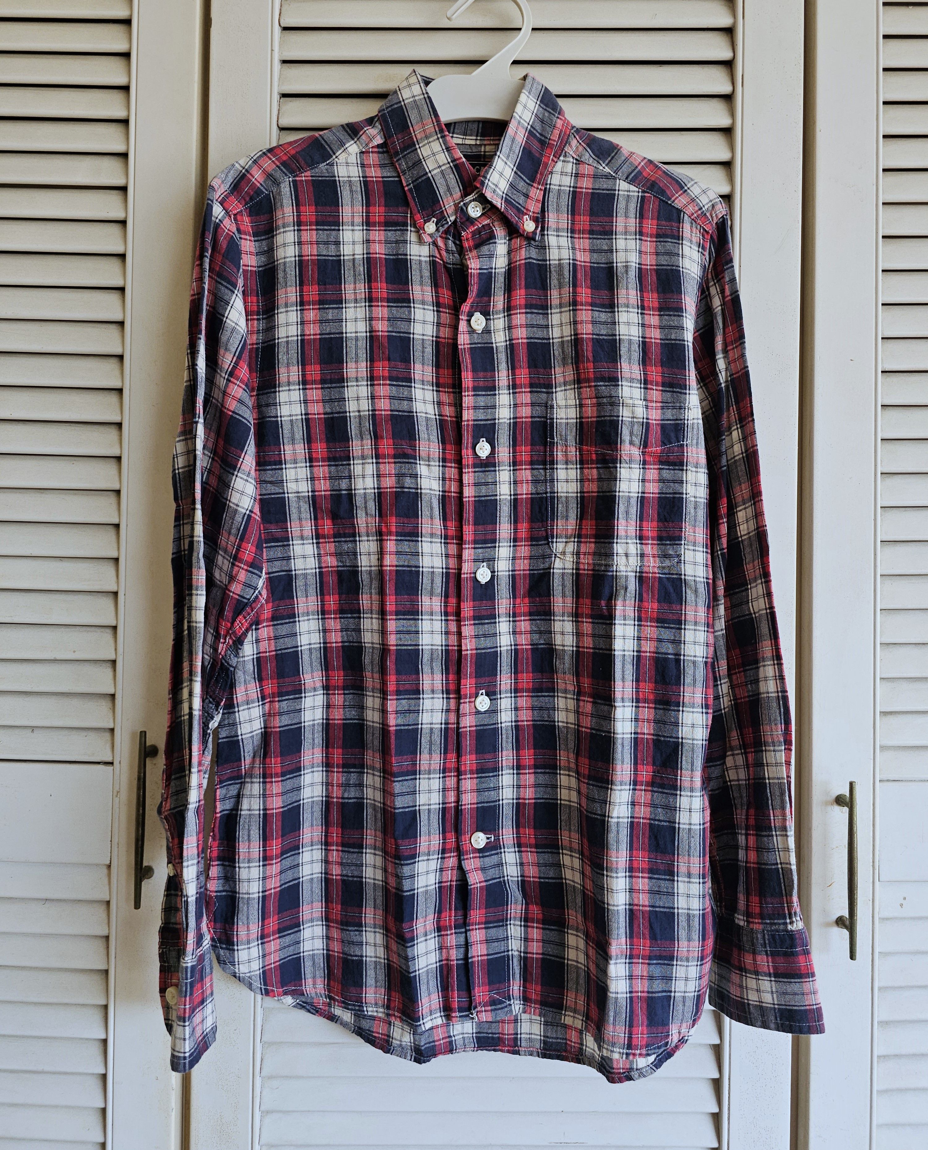 Sugar Cane Sugar Cane Long Sleeve Checkered Shirt Size US S / EU 44-46 / 1 - 1 Thumbnail