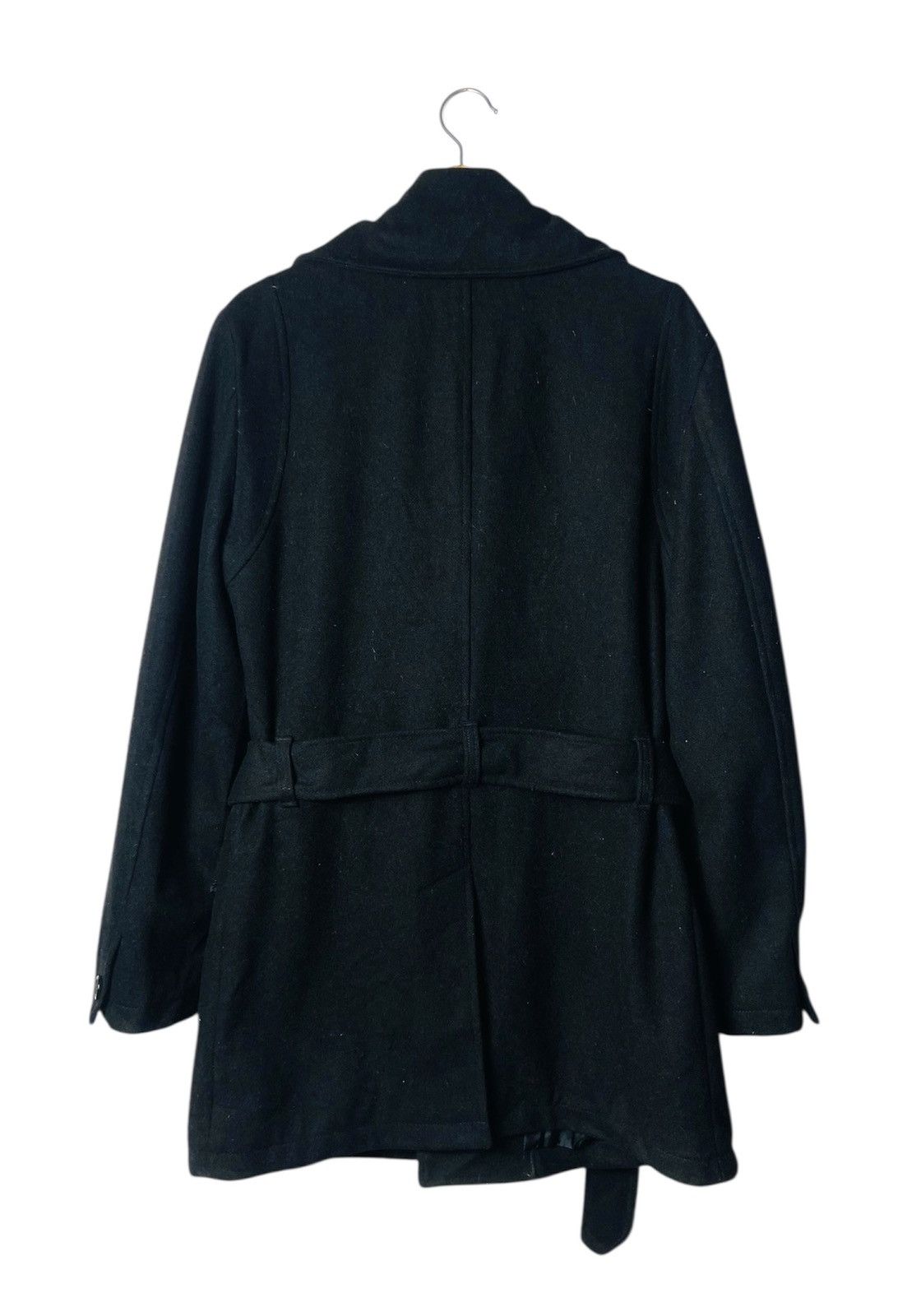Katharine Hamnett London Katharine Hamnett London Wool Jacket with Belt Size US L / EU 52-54 / 3 - 2 Thumbnail