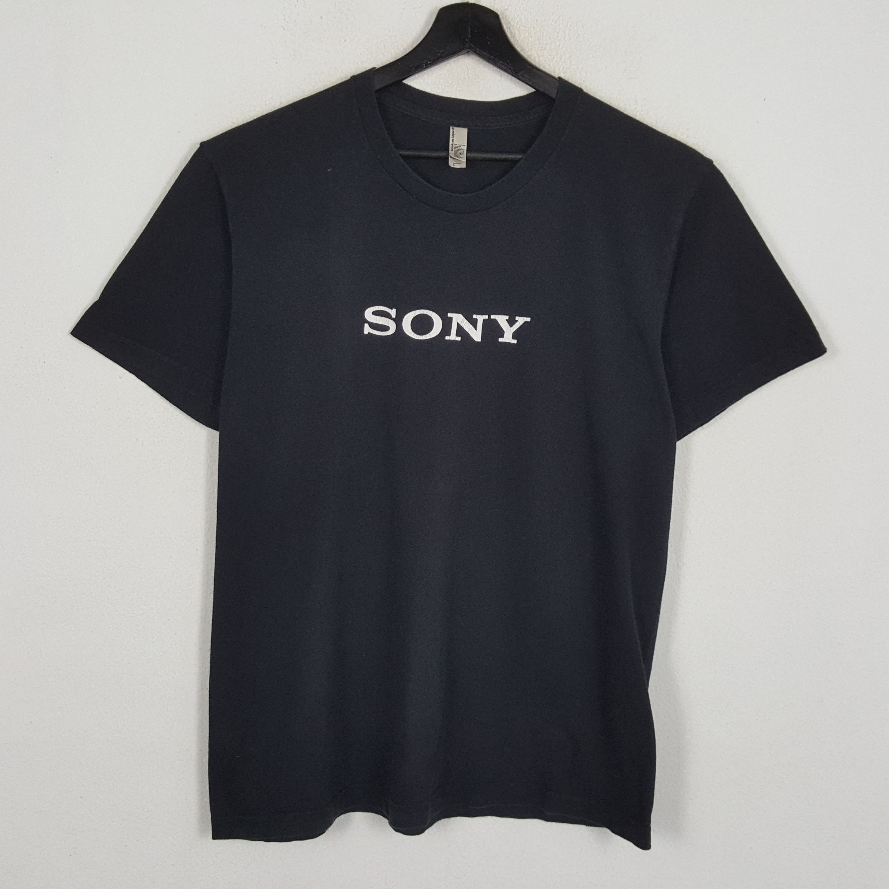 SONY Japanese Brand Spell Out Design Tshirt