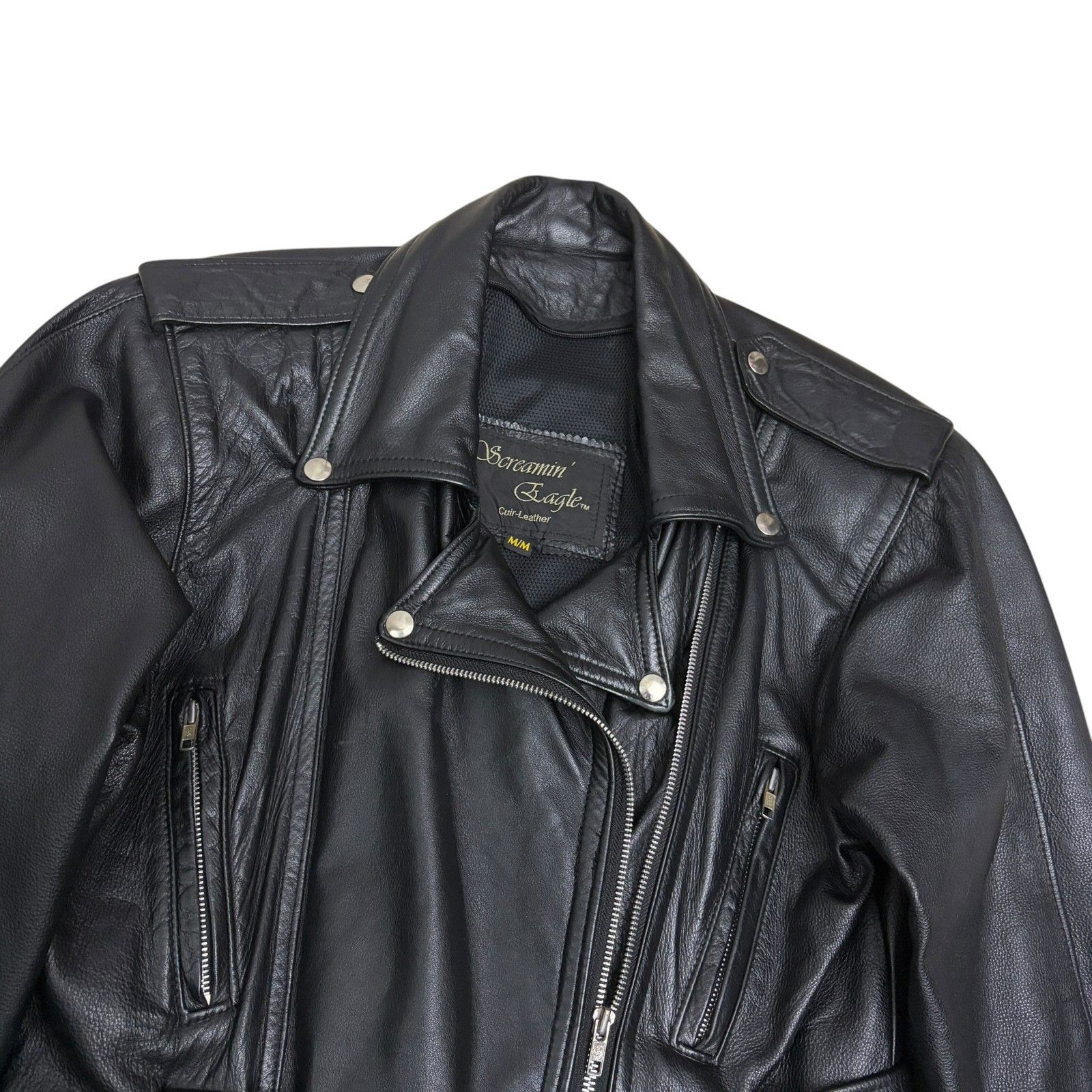 Harley Davidson HARLEY DAVIDSON LEATHER Screamin Eagle Motorcycle Biker M Size US M / EU 48-50 / 2 - 3 Thumbnail