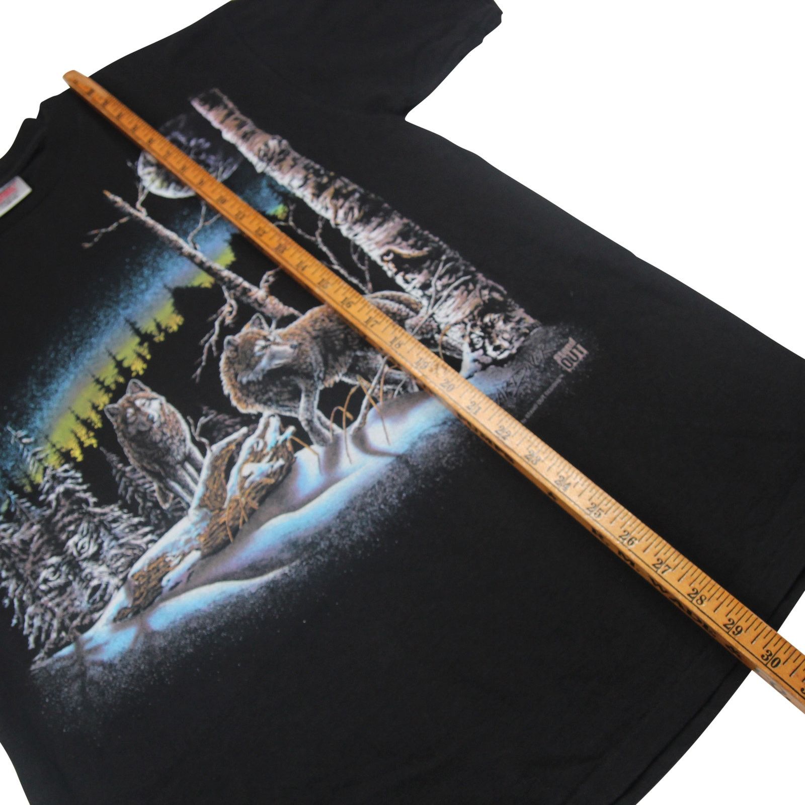 Vintage Vintage Wolf Abstract Graphic T Shirt Size US L / EU 52-54 / 3 - 7 Thumbnail