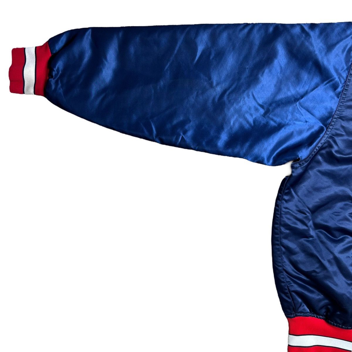 MLB × Vintage Vintage 1980s MLB Atlanta Braves Satin Bomber Jacket Size US L / EU 52-54 / 3 - 19 Thumbnail