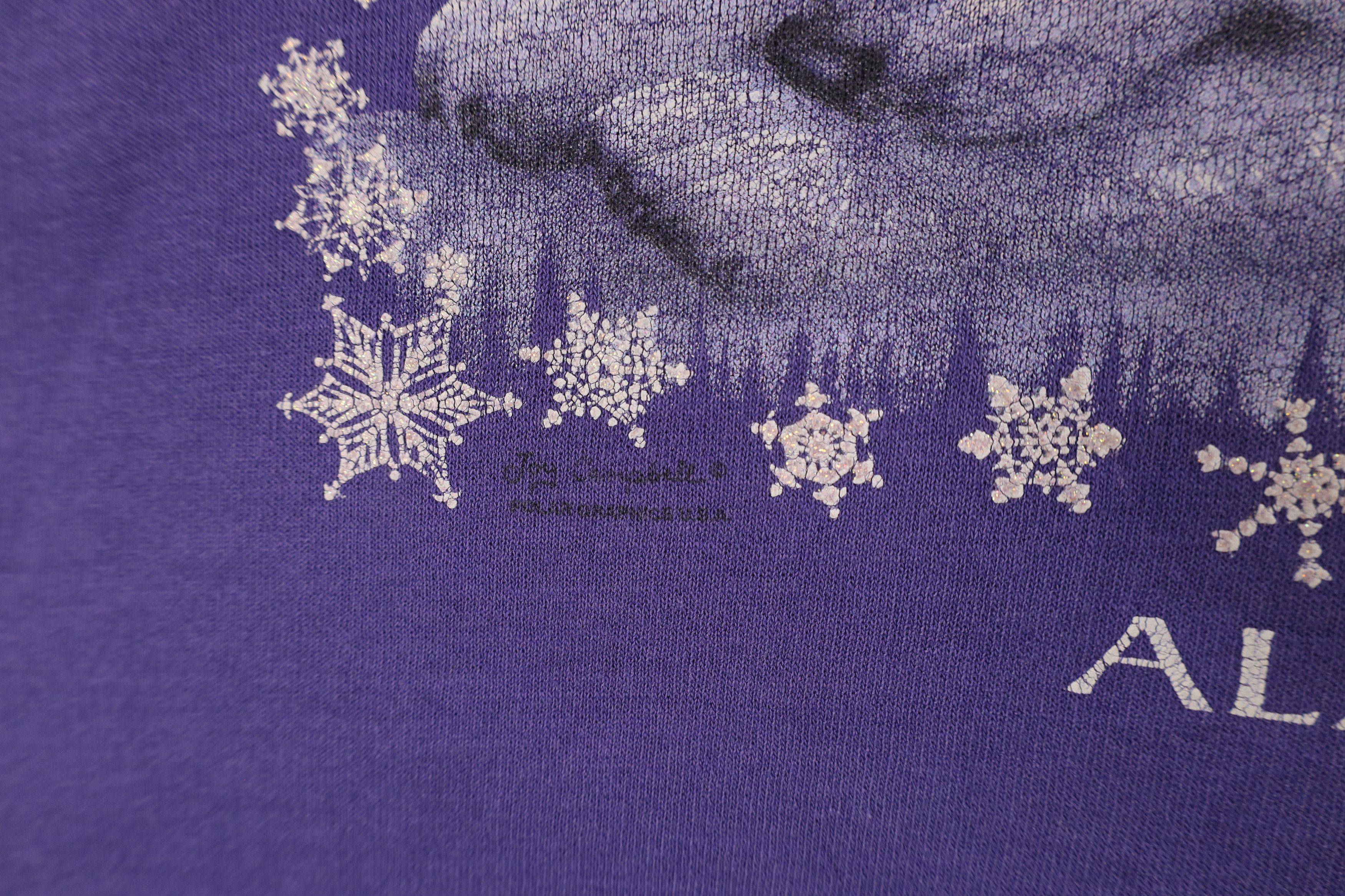 Vintage Vintage 90s Streetwear Alaska Polar Bear Sweatshirt Size L / US 10 / IT 46 - 5 Thumbnail