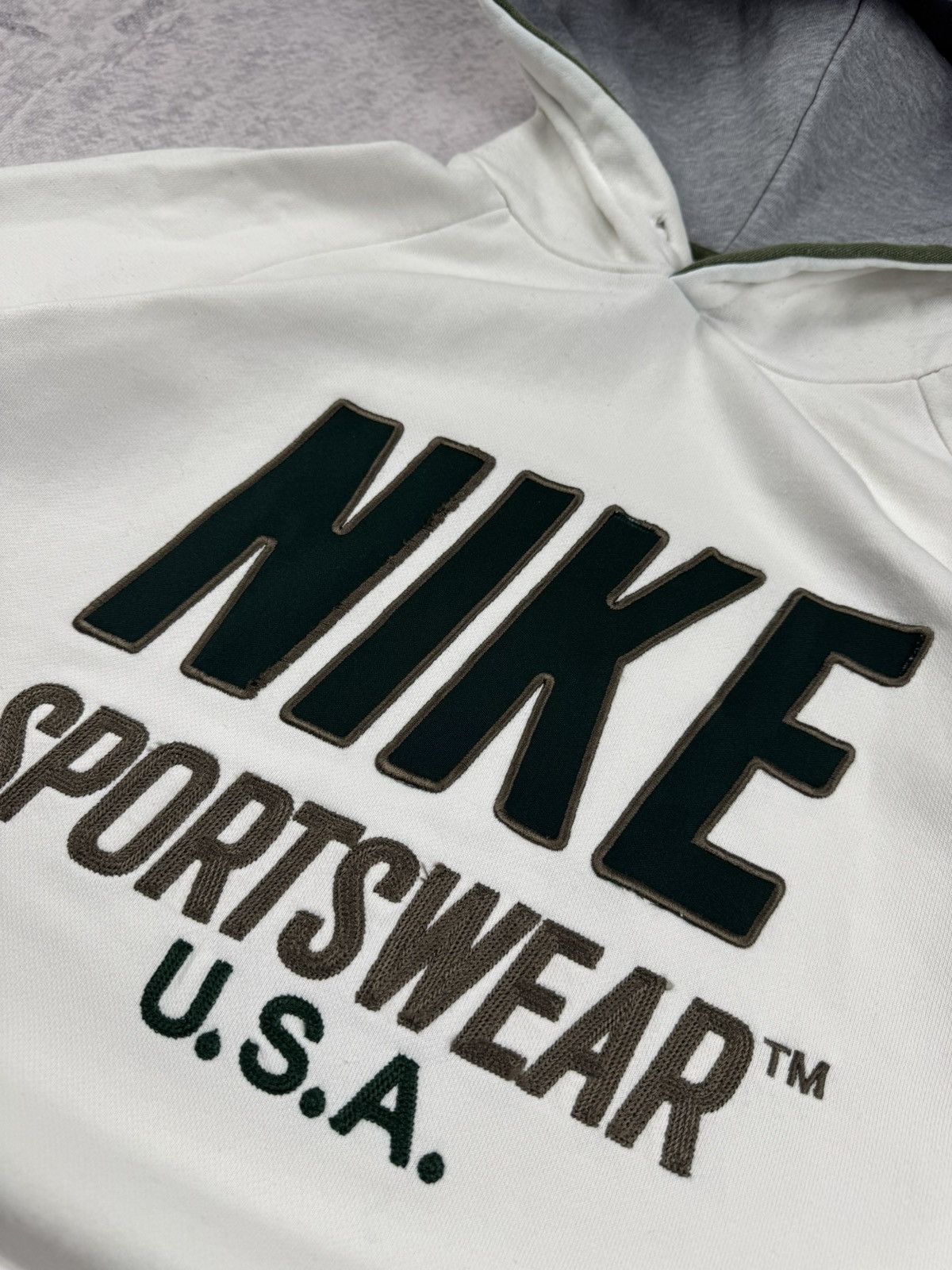 Nike × Vintage NIKE VINTAGE CENTER LOGO OVERSIZE BOXY HOODIE Size US XL / EU 56 / 4 - 5 Thumbnail