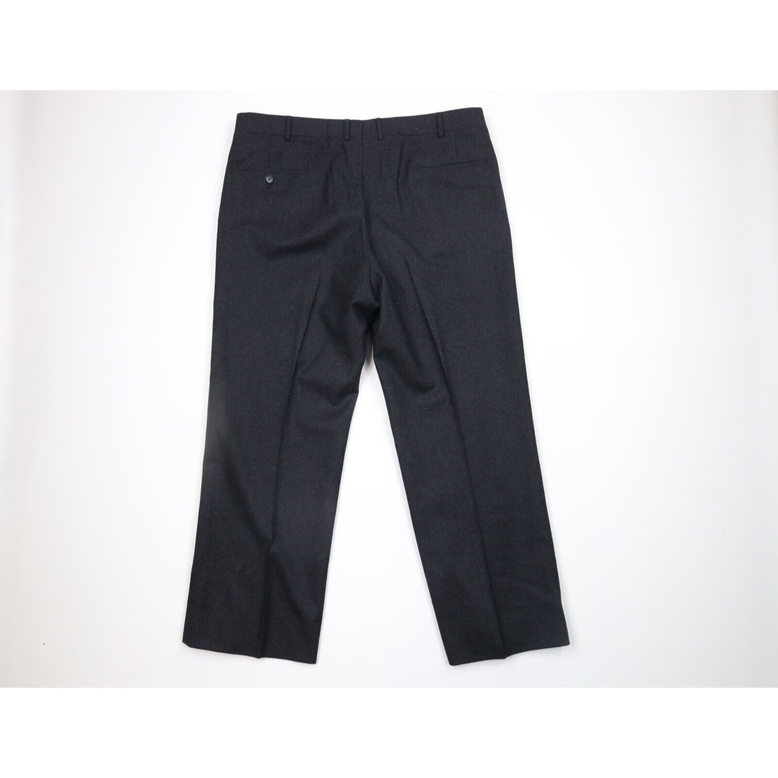 Vintage Vintage 70s Rockabilly Wool Wedding 3 Piece Suit Size 46R - 16 Thumbnail