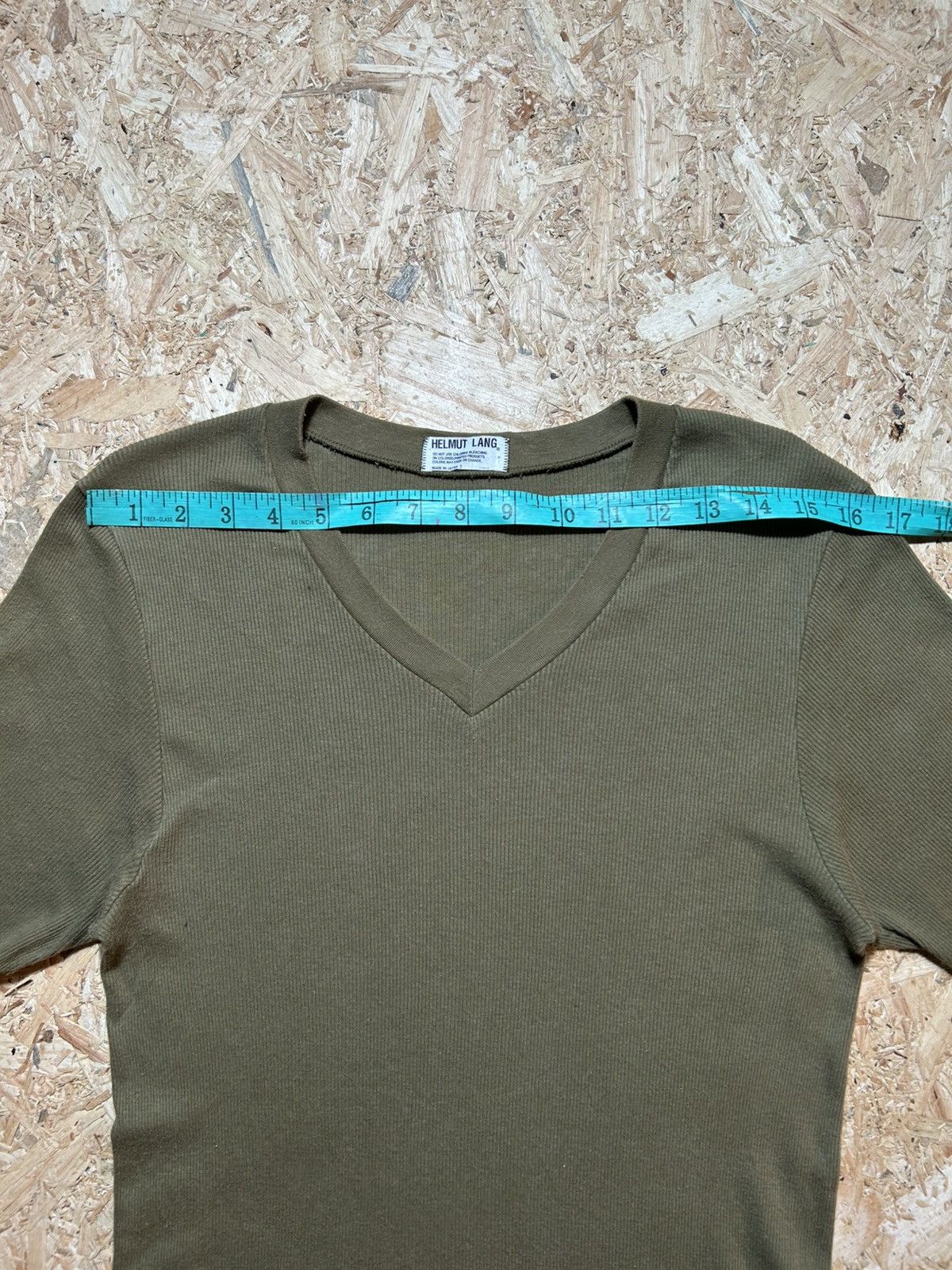 Helmut Lang Vintage Helmut Lang V Neck Tee Size US S / EU 44-46 / 1 - 11 Thumbnail