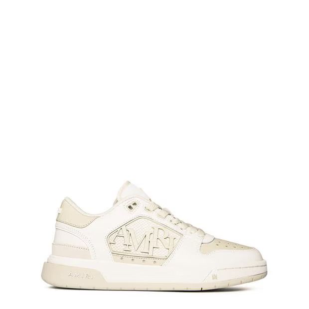 o1g2r1mq0824 Classic Leather Trainers in White & Beige