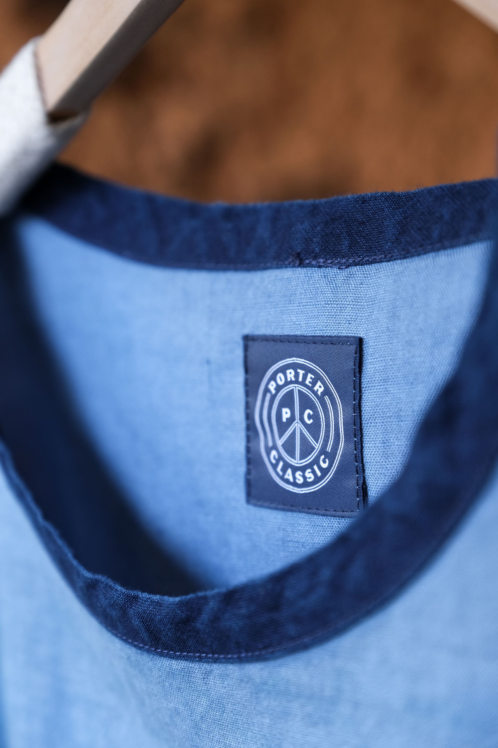 Porter Classic Porter Classic - LINEN BASQUE SHIRT - L.BLUE Size US XL / EU 56 / 4 - 6 Thumbnail