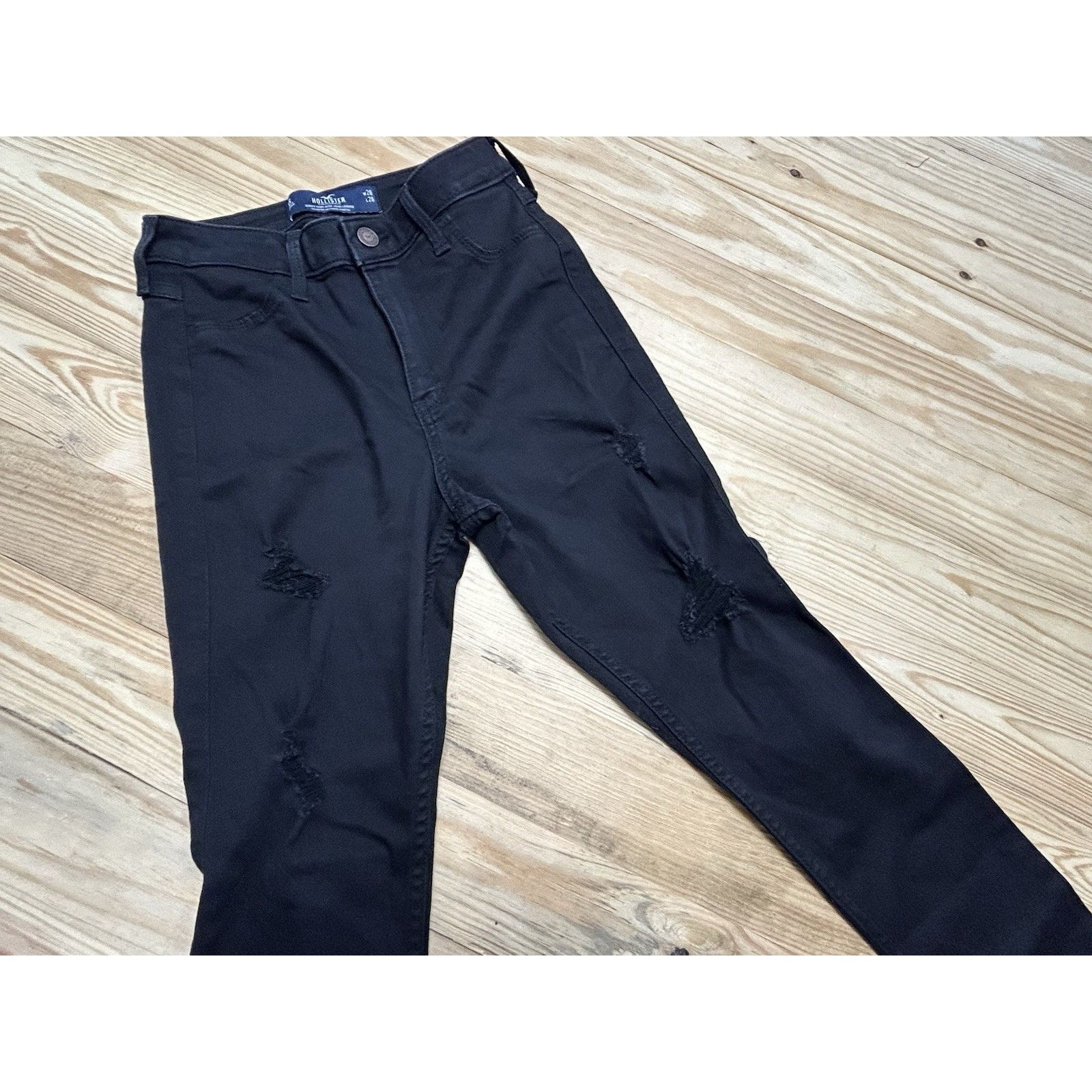 Hollister Hollister Jeans Womens 3S 26x26 Black Curvy HighRise Legging Size 26" / US 2 / IT 38 - 5 Thumbnail
