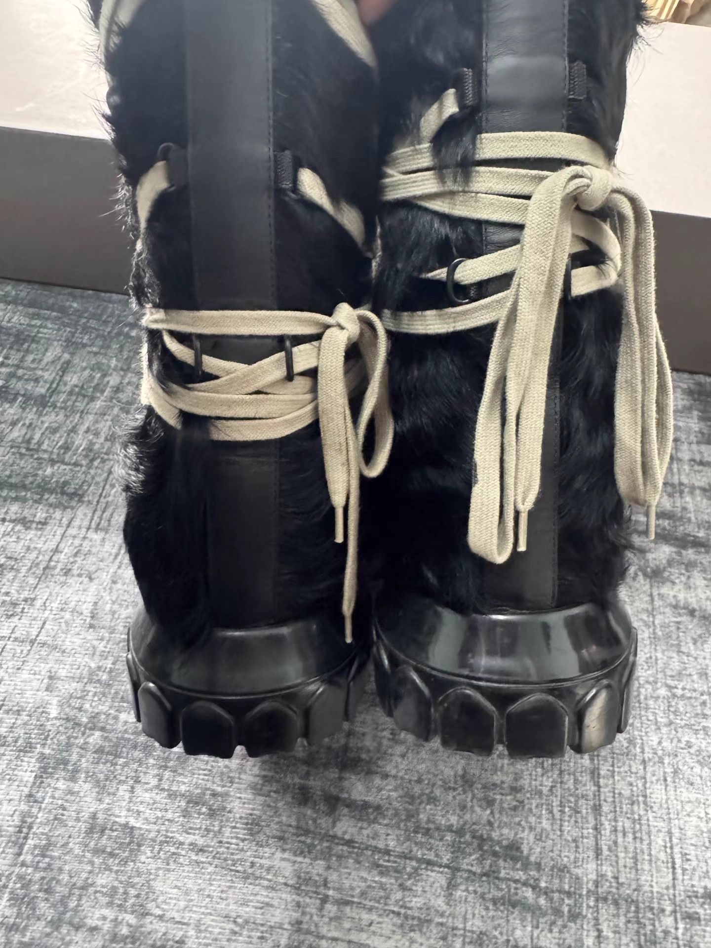 Rick Owens Rick Owens Extreme Lace Pony Hair Snow Boots Size US 8 / IT 38 - 4 Thumbnail