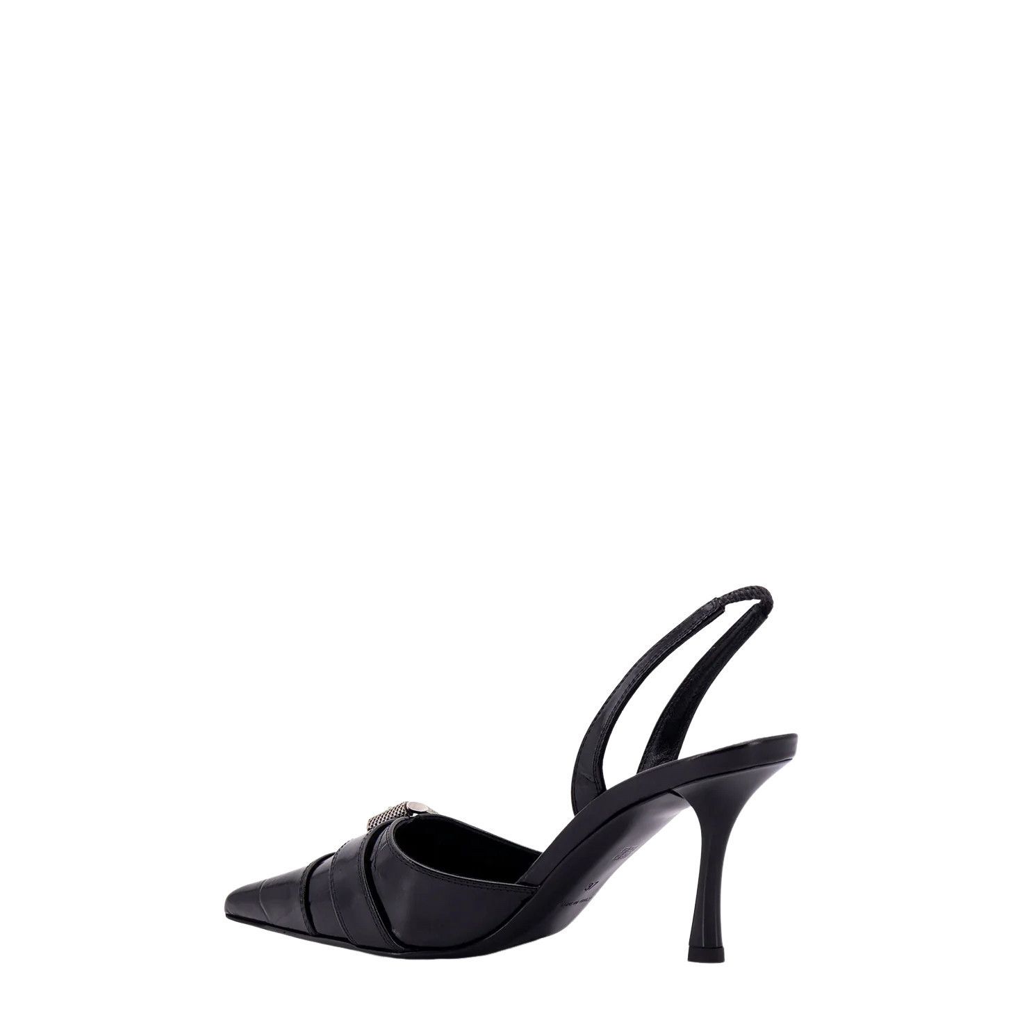 Givenchy GIVENCHY Voyou Black Leather Slingback Pumps New & Authentic Size US 6 / IT 36 - 3 Thumbnail