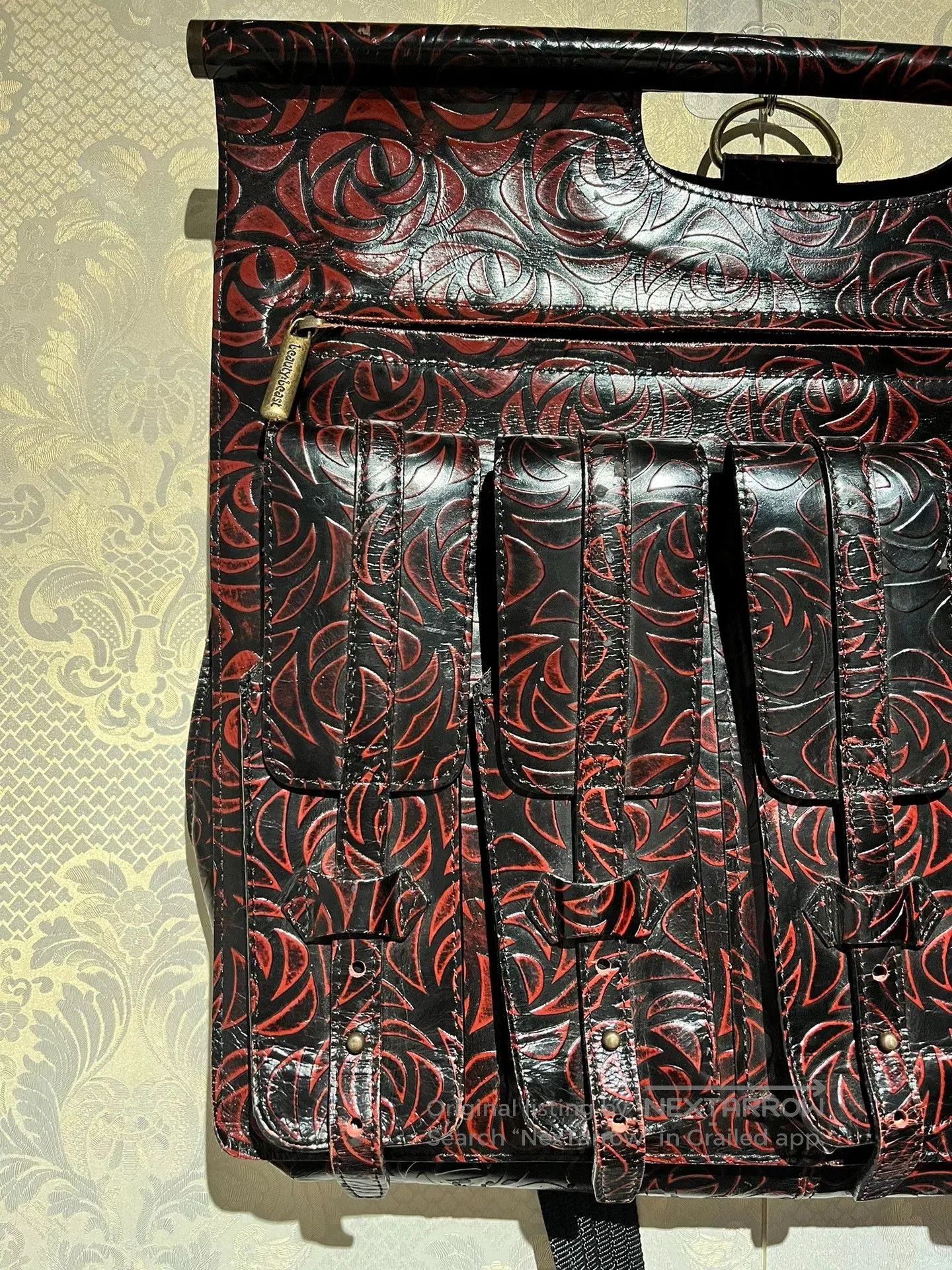 Beauty Beast beauty beast shoulder bag with intricate design. Size ONE SIZE - 6 Thumbnail