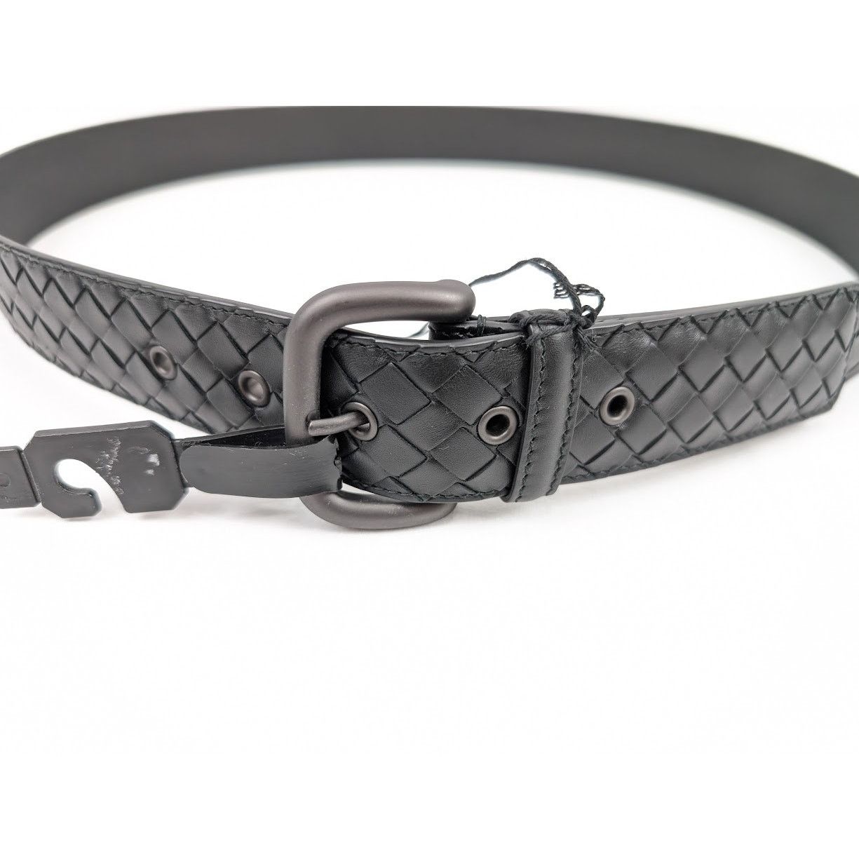 Bottega Veneta o1rshd1 Size: 115 / Intrecciato Belt in Black Size 44 - 16 Thumbnail
