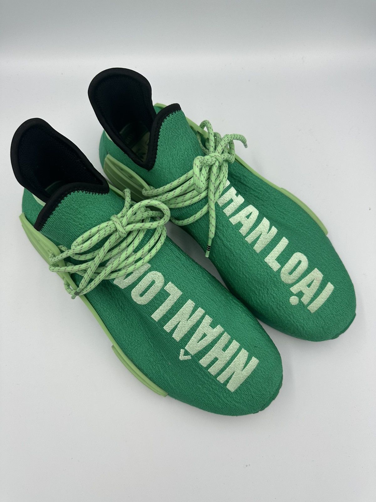 Adidas × Pharrell adidas NMD Hu Pharrell Green Complexland Size US 13 / EU 46 - 2 Thumbnail