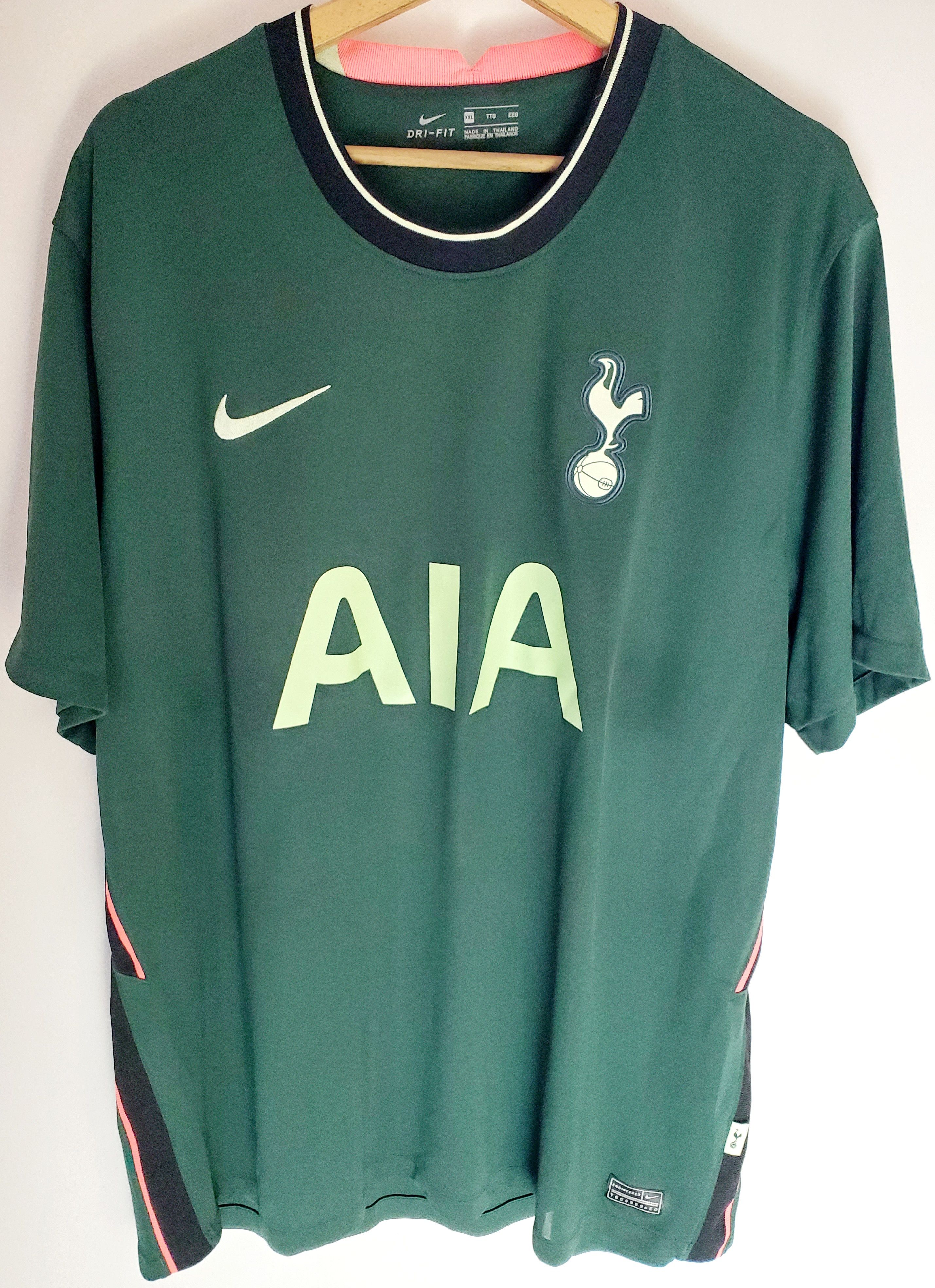 Nike TOTTENHAM HOTSPUR 2020 2021 AWAY SHIRT SOCCER JERSEY XXL Size US XXL / EU 58 / 5 - 1 Thumbnail