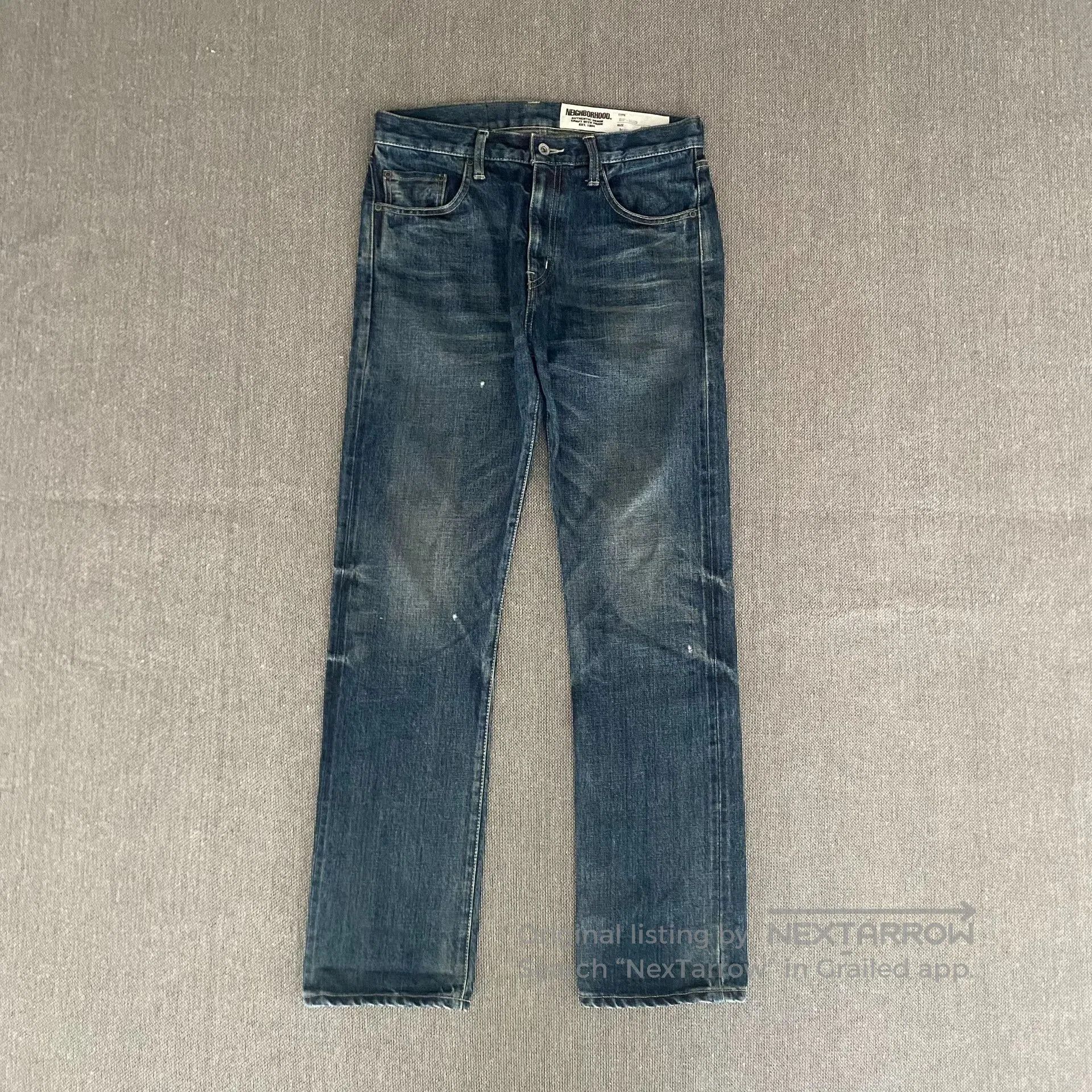 Neighborhood Neighborhood 19AW Basic Washed Jeans. Size US 32 / EU 48 - 2 Thumbnail