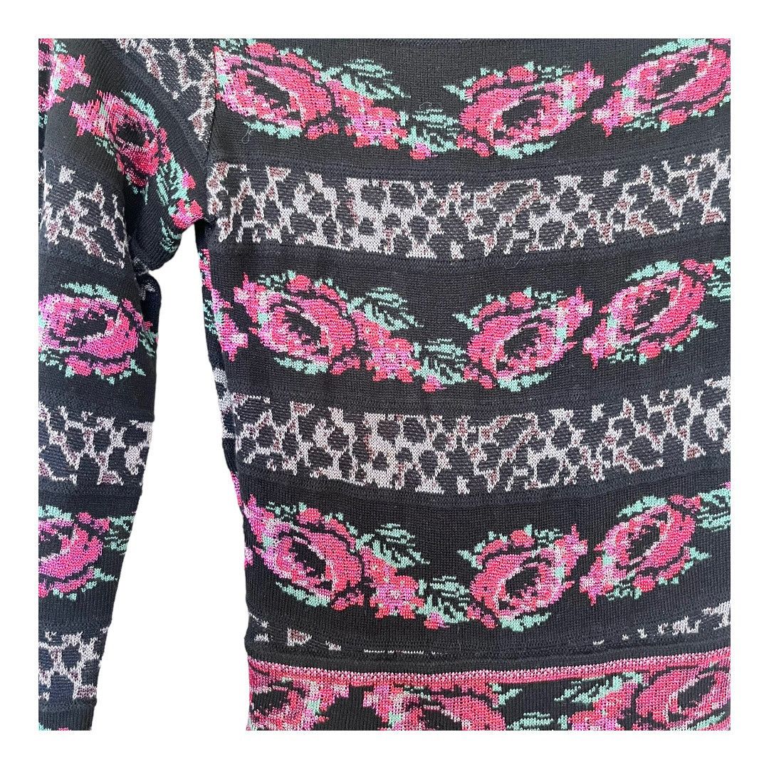 Anthropologie Anthropologie Cecilia Prado Emi Midi Floral Sweater Dress XS Size XS / US 0-2 / IT 36-38 - 10 Thumbnail