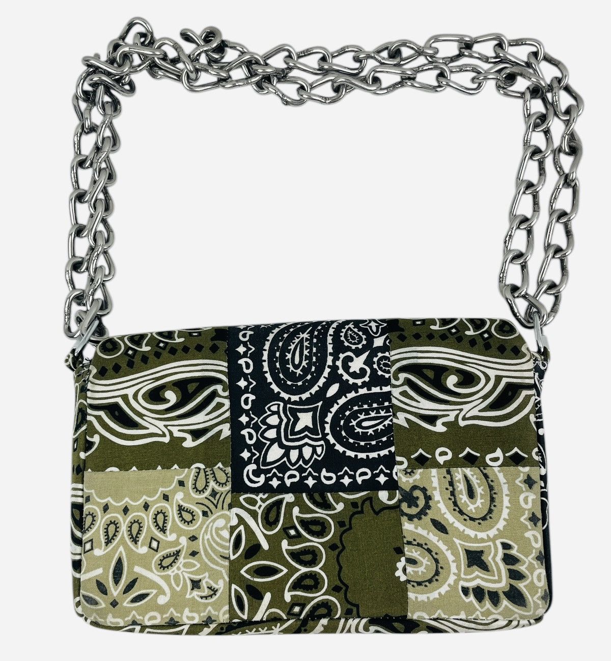 Other 2020 Ltd Ed Palyce Savage LA Sage/ Olive Green Bandana Purse Size ONE SIZE - 6 Thumbnail