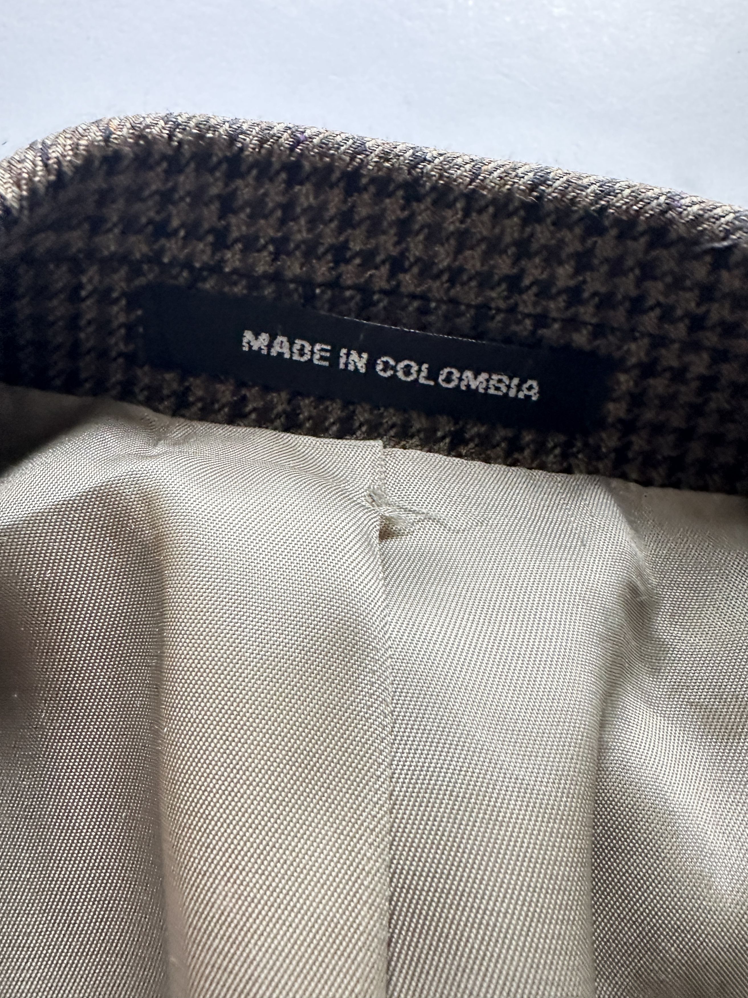 Ralph Lauren Ralph Lauren Brown Houndstooth Wool Blazer — 46L Size 46L - 3 Thumbnail