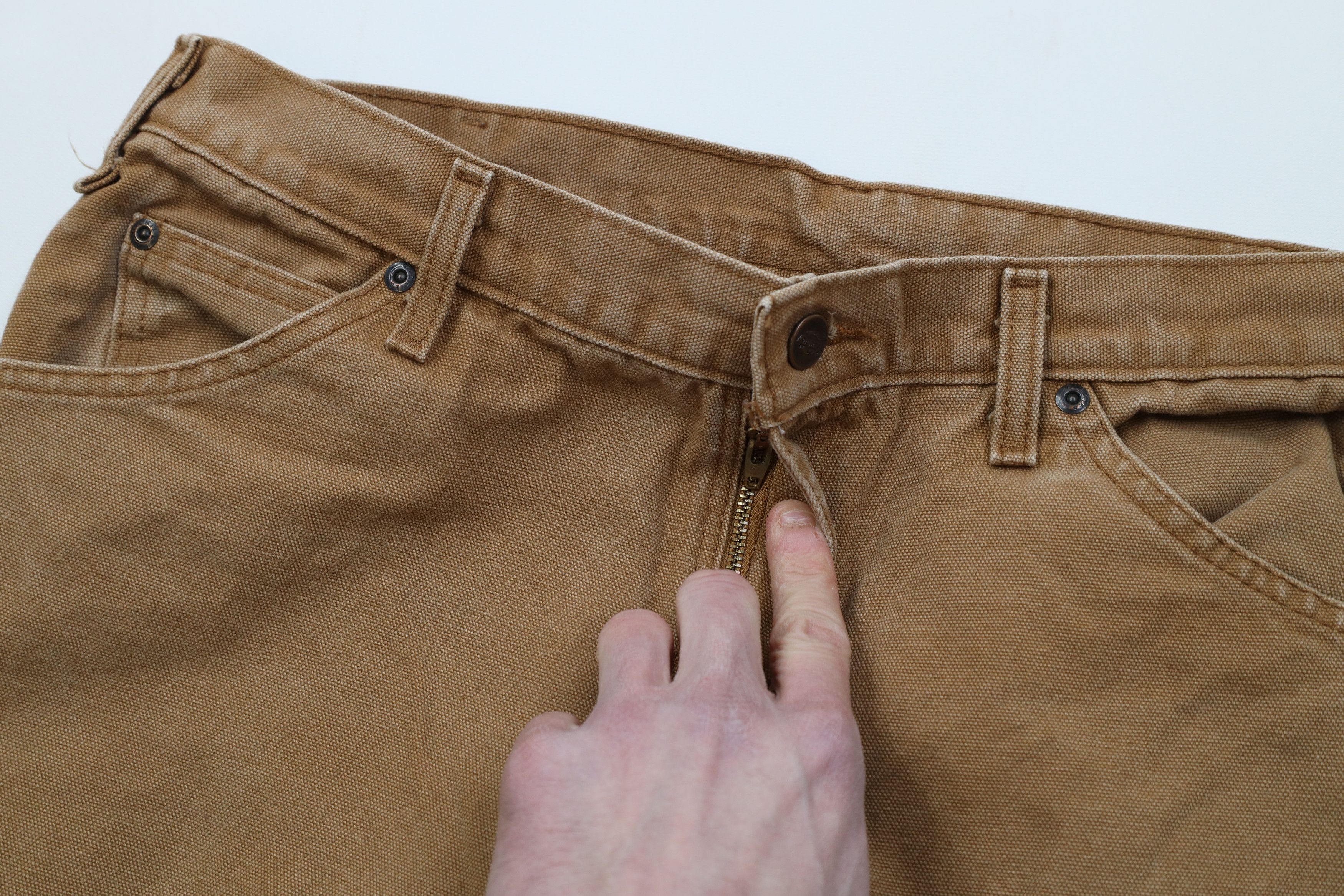 Dickies Vintage Y2K Dickies Fit Canvas Wide Leg Dungaree Pants Size US 34 / EU 50 - 9 Thumbnail