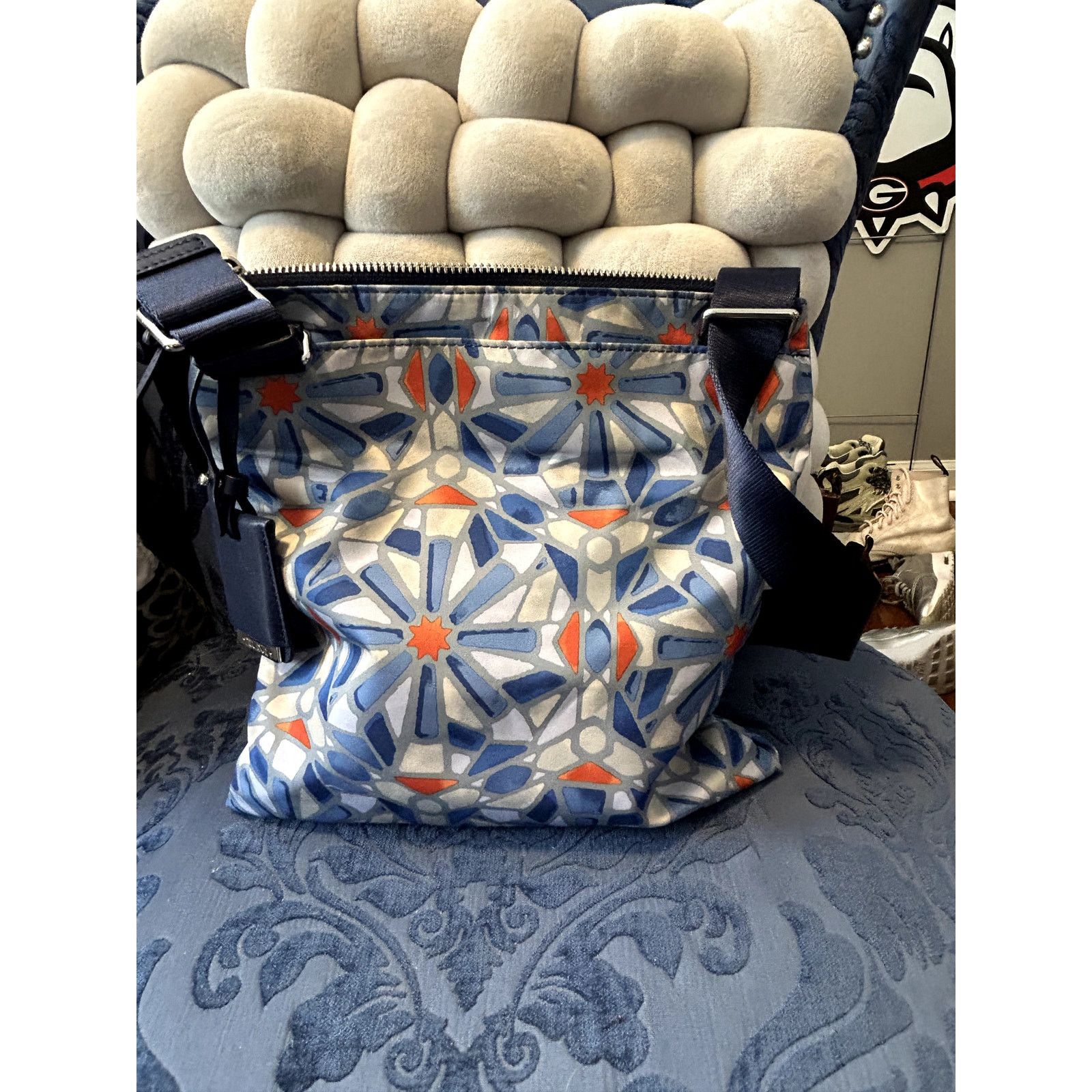 Tumi Tumi Voyageur Calera Crossbody Cayenne Tile Blue White Size ONE SIZE - 2 Thumbnail