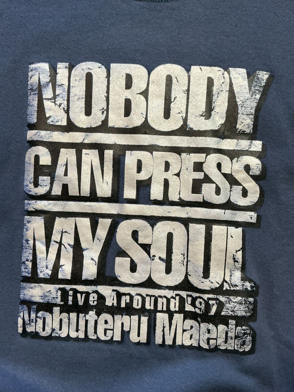 Vintage VTG 1997 Nobuteru Maeda Nobody Can Press My Soul Sweatshirt Size US L / EU 52-54 / 3 - 5 Thumbnail