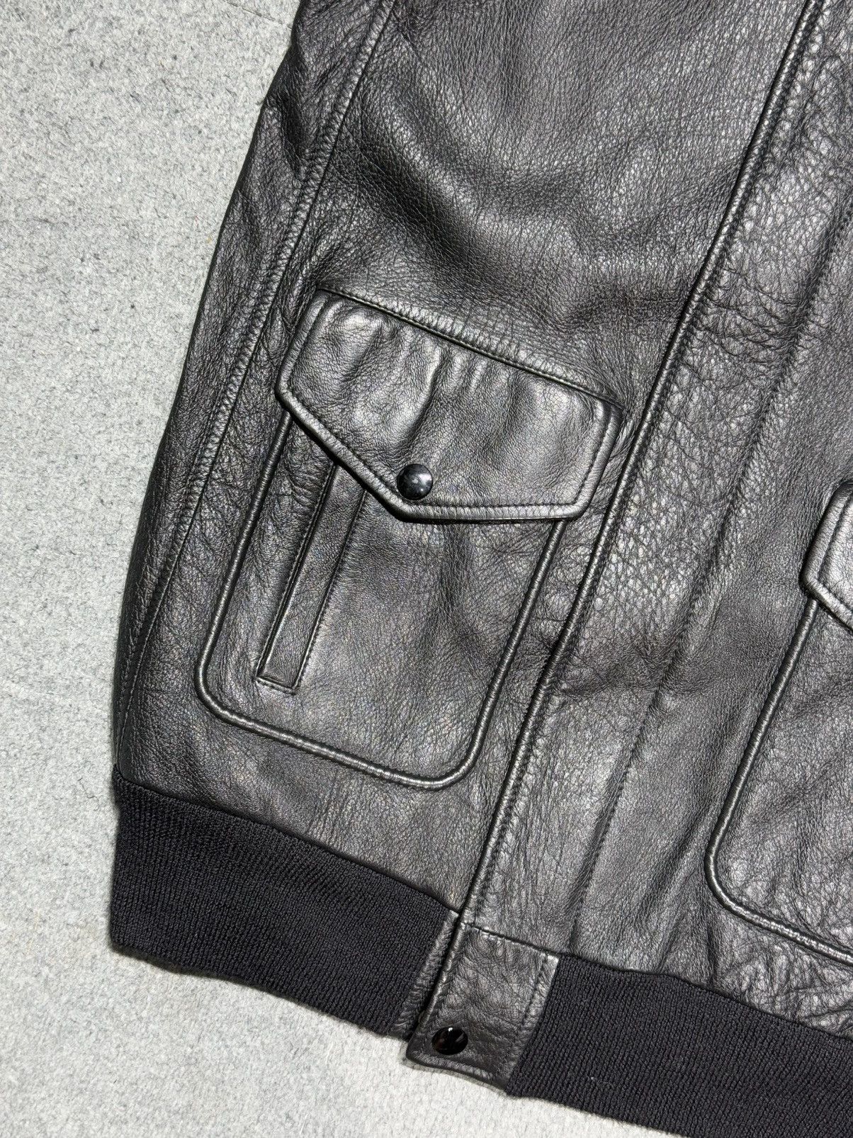 Hedi Slimane × Saint Laurent Paris AW15 Unseen Saint Laurent - Hedi Slimane - Leather Vest Size US S / EU 44-46 / 1 - 6 Thumbnail