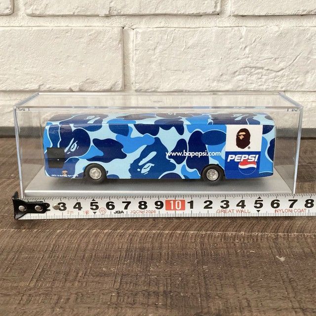 Bape × Pepsi 2001 BAPE × PEPSI Miniature Toy Bus ABC CAMO BLUE NIGO APE Size ONE SIZE - 9 Thumbnail