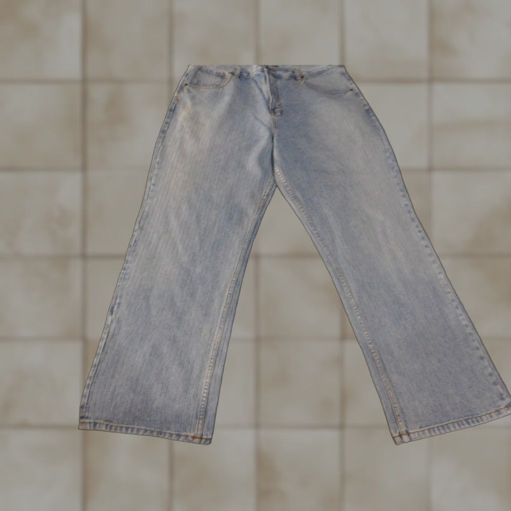 Phat Farm Phat Farm Jeans Mens 40x32 Light Blue Denim Vintage Streetwear Shirt Size US 40 / EU 56 - 1 Thumbnail