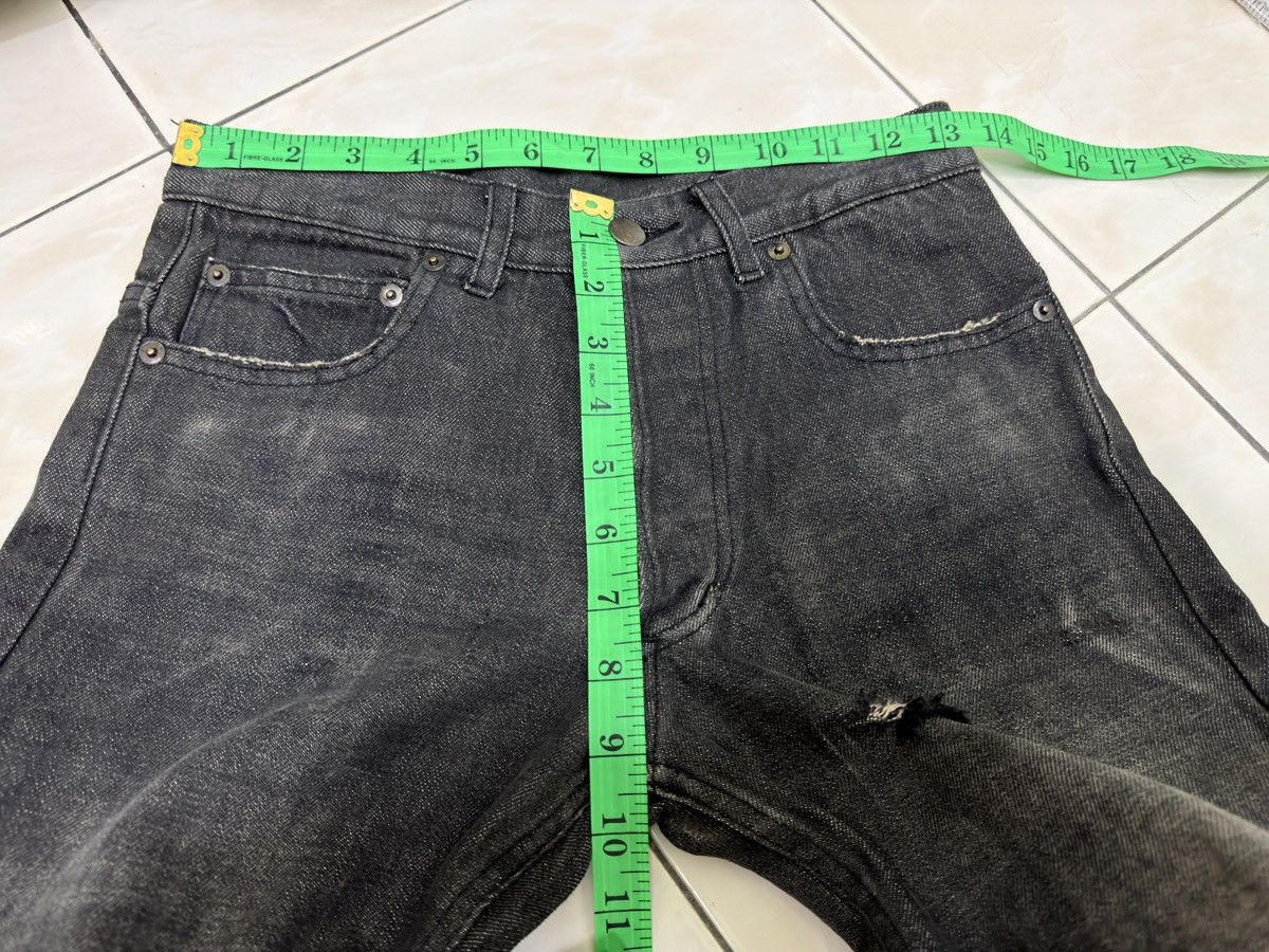 Hysteric Glamour Y2K SOS TE NUTO Distressed Skinny Jeans Japanese Denim Size US 26 / EU 42 - 15 Thumbnail