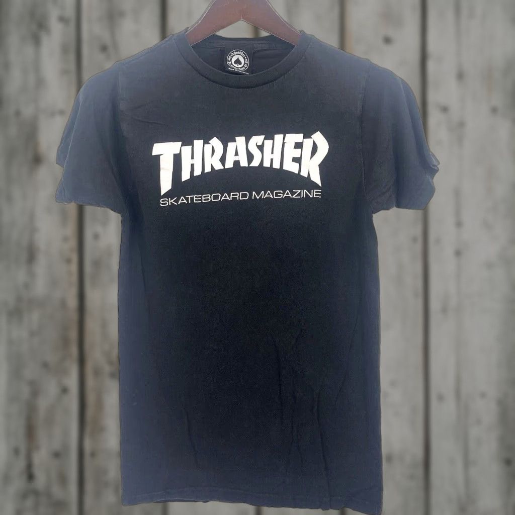 Thrasher VINTAGE Thrasher T-Shirt Men's Small 90s Skateboard Graphic Tee Black Cotton Short Sleeve Size US S / EU 44-46 / 1 - 1 Thumbnail