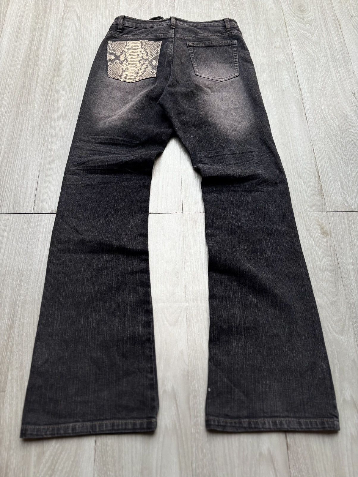 Japanese Brand PHYTON phyton lace-up flare jeans Size US 26 / EU 42 - 3 Thumbnail