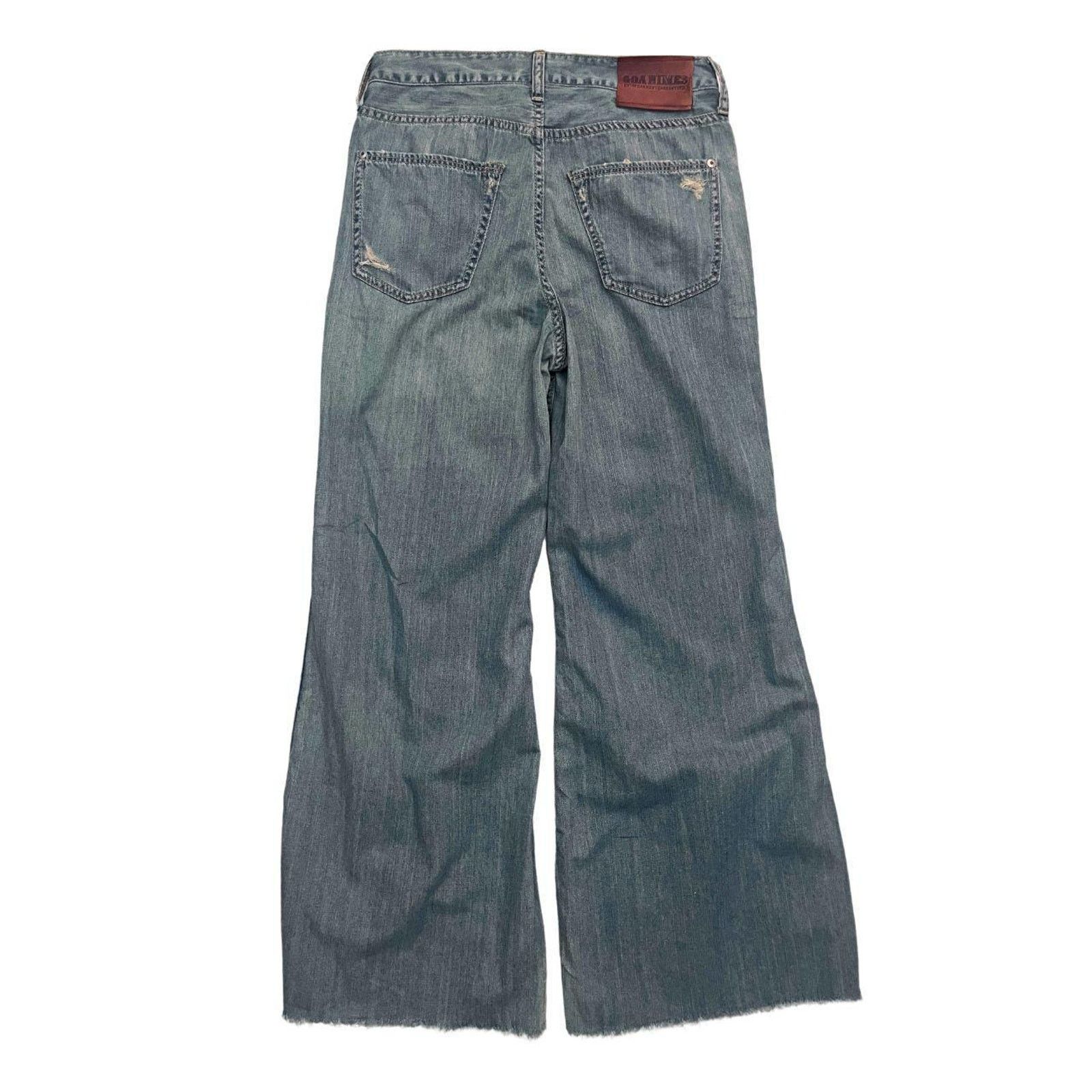 Le Grande Bleu (L.G.B.) 00s goa wide leg denim Size 28" / US 6 / IT 42 - 1 Thumbnail