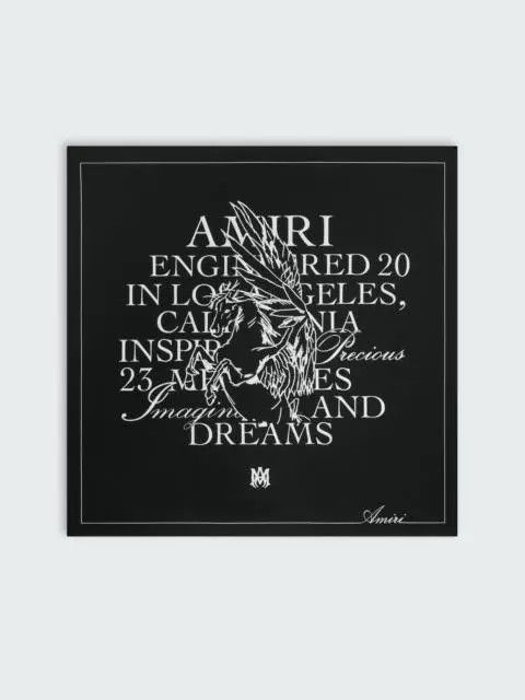 Amiri o1mle0625 Size: OS / Paris Show Scarf in Black Size ONE SIZE - 1 Preview