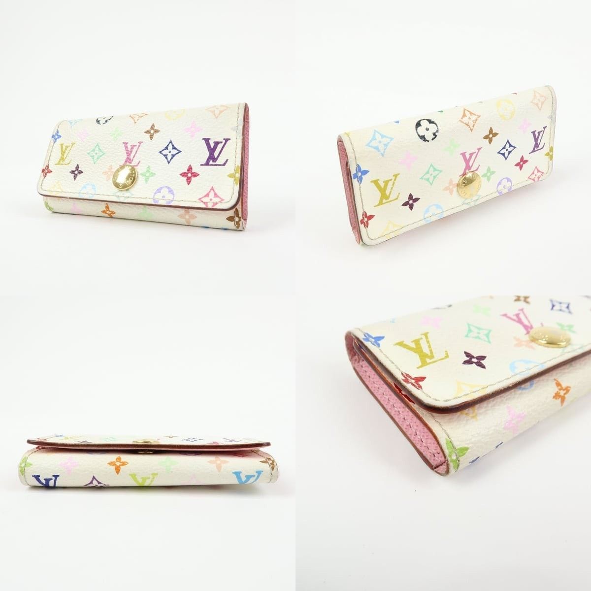 Louis Vuitton Louis Vuitton Monogram Multicles 4 Key Case Coated Canvas Size ONE SIZE - 3 Thumbnail