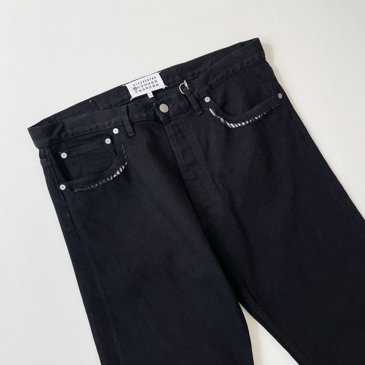 Maison Margiela A/W 19 ‘Cut Out Pockets’ Denim Jeans Size US 34 / EU 50 - 4 Thumbnail
