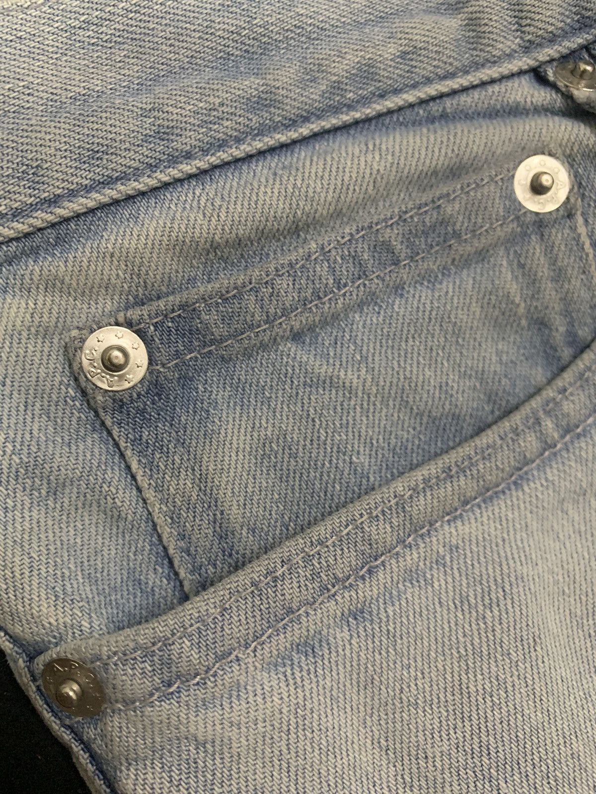 A.P.C. Vintage A.P.C. Rue Madame Paris Distressed Grunge Jeans Size US 32 / EU 48 - 6 Thumbnail