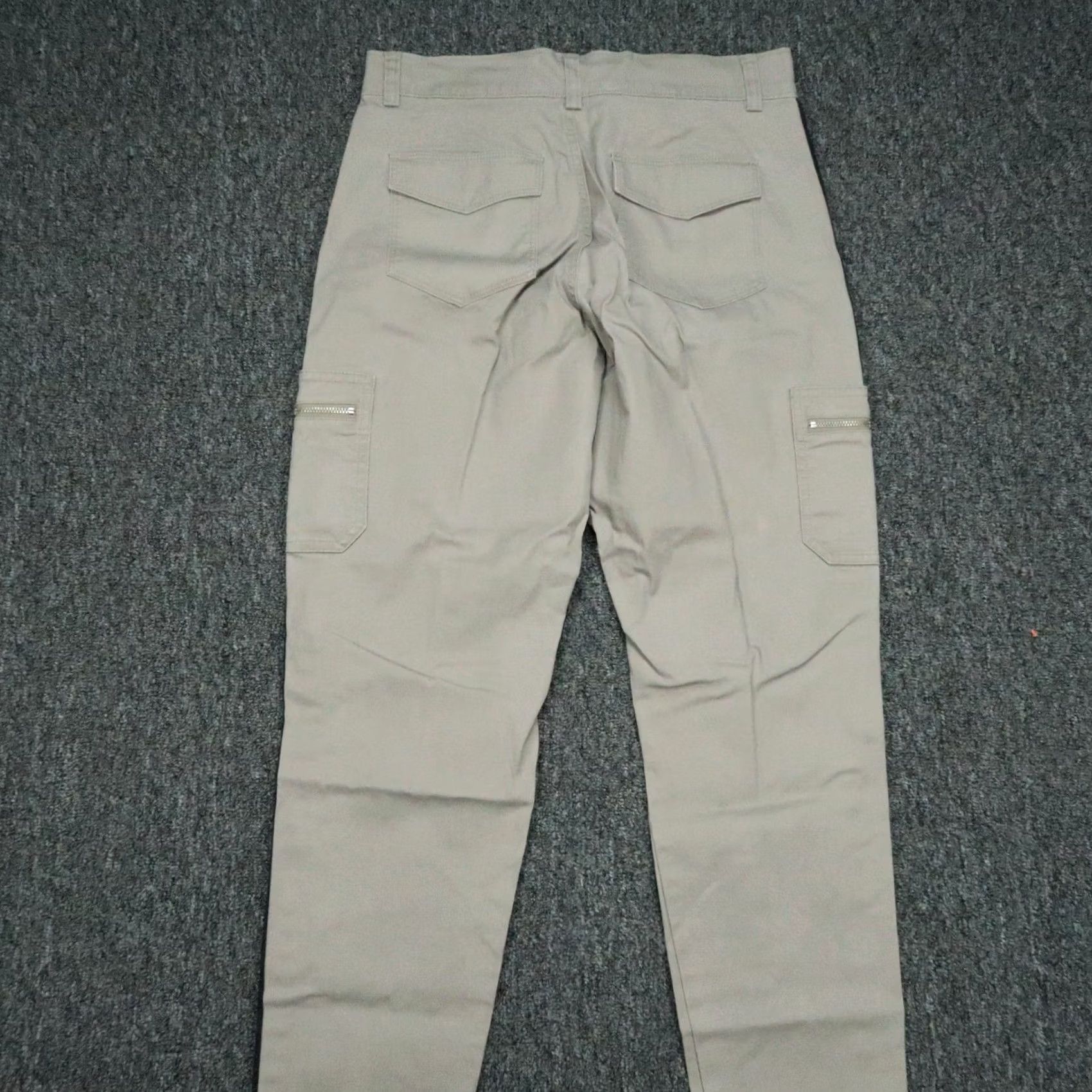 Athleta Athleta Pants Womens 0 Beige Stripe Summit Cargo Stretch Zip Pocket Size 25" / US 0 / IT 36 - 6 Thumbnail
