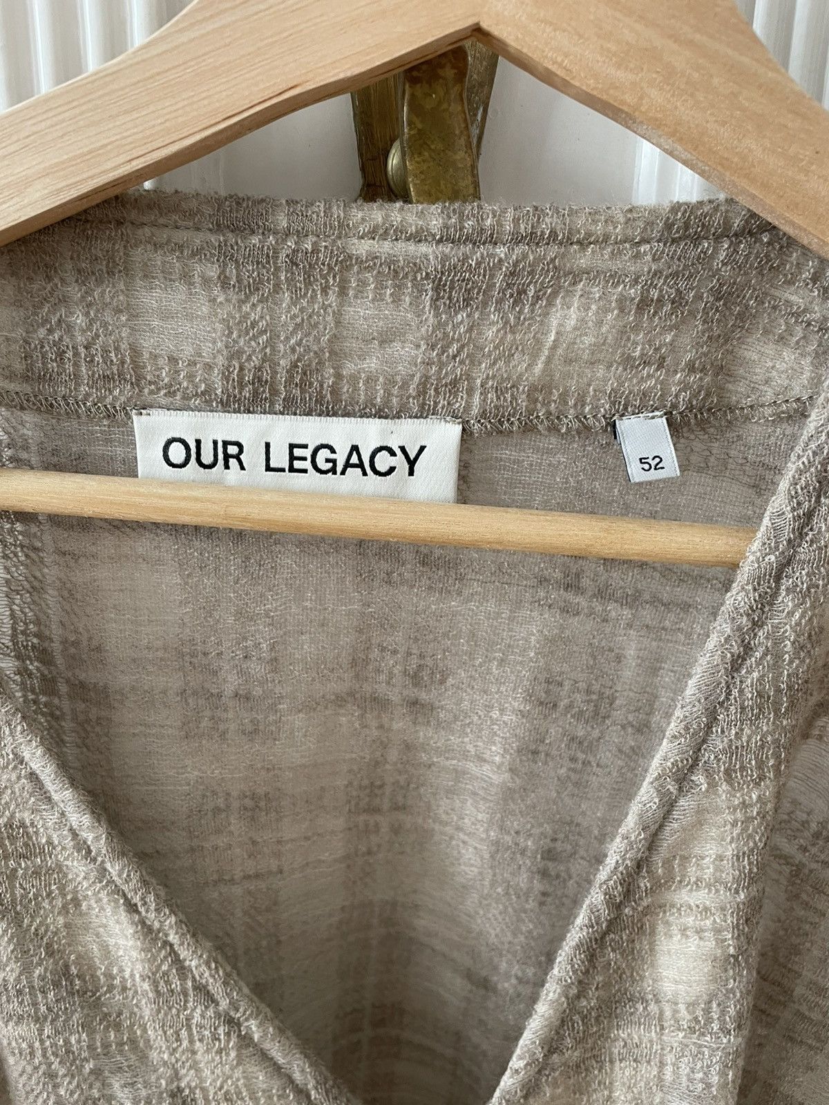 Our Legacy Our Legacy Cardigan Disintegration Check Size US L / EU 52-54 / 3 - 2 Thumbnail