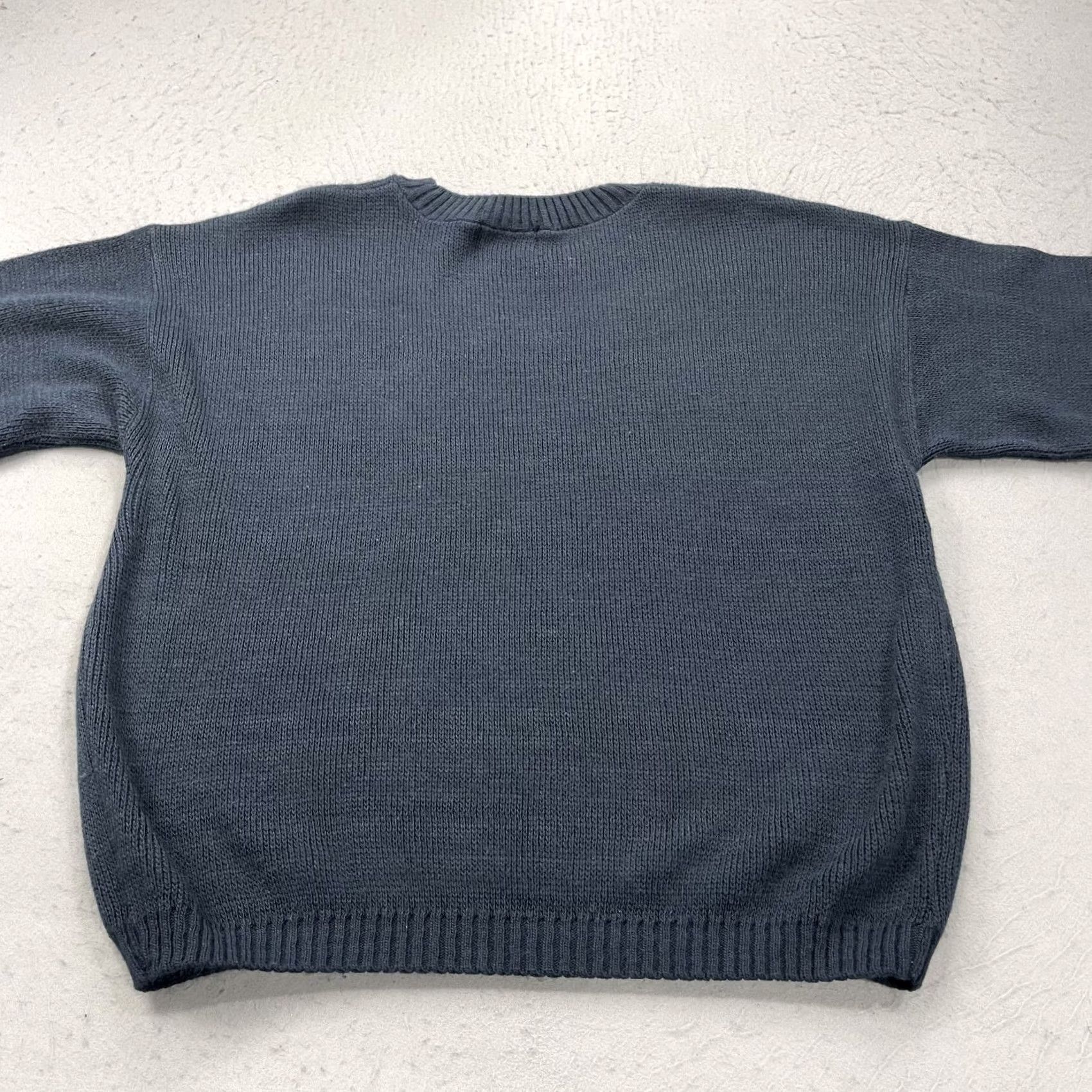 New Era VINTAGE New Era Sweater Mens L Blue USA 90s Crewneck Knit Pullover Logo Chill Glory USA 90s Mens Size US L / EU 52-54 / 3 - 5 Thumbnail