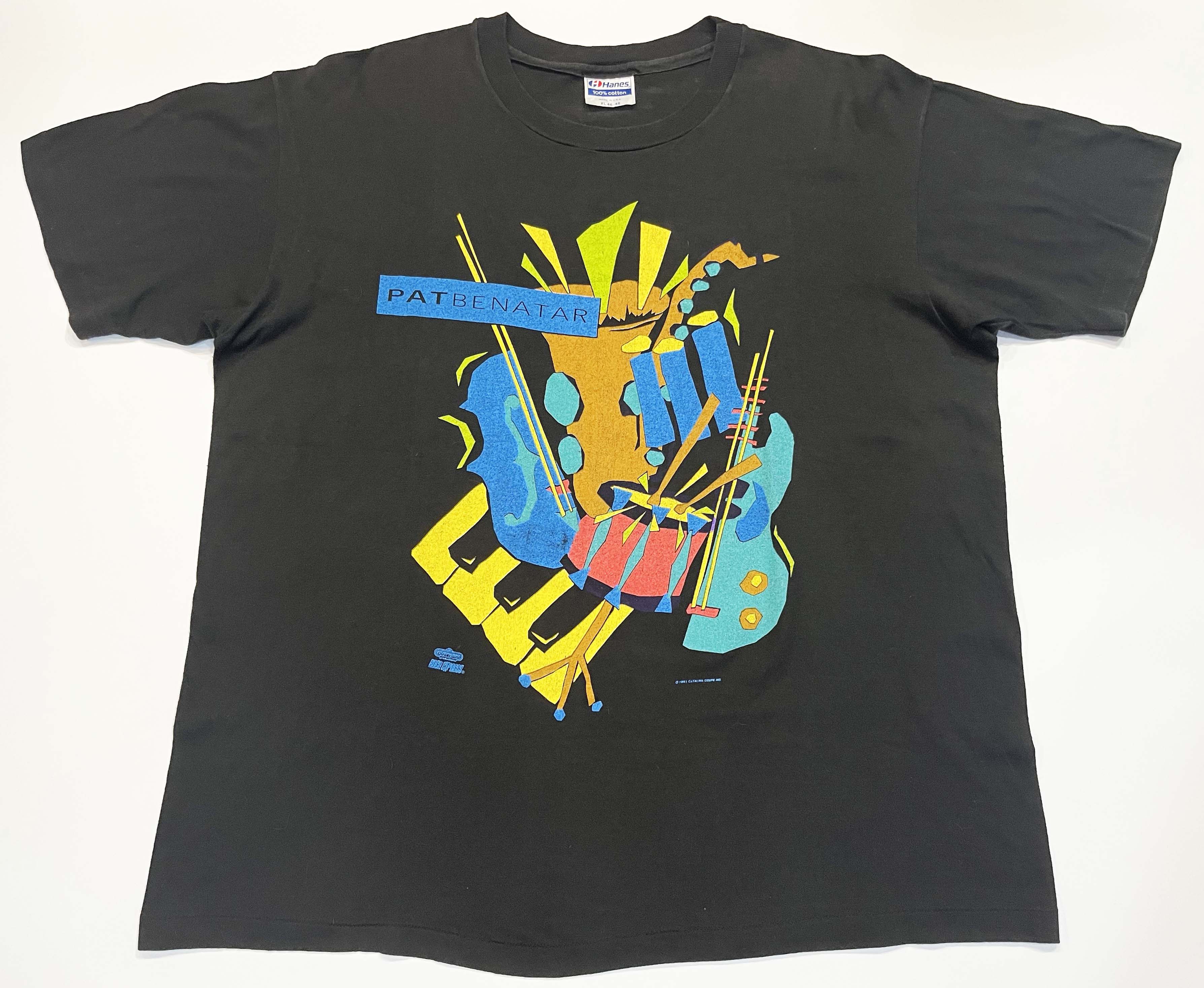 Hanes × Vintage Vintage 1991 Pat Benatar True Love Tour Rock Band T-Shirt Size US XL / EU 56 / 4 - 1 Thumbnail