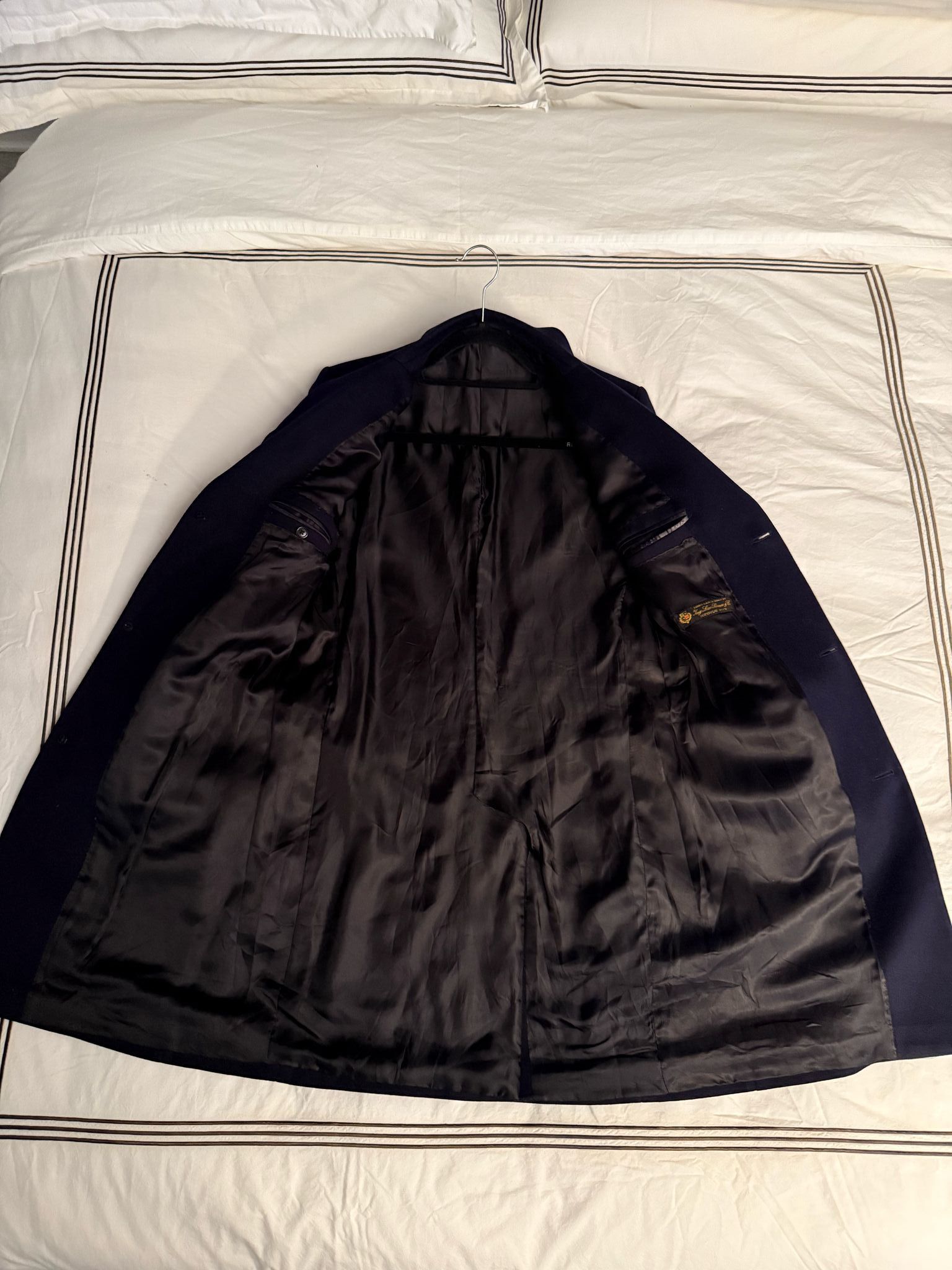 Loro Piana International Coat Trench Superfine Wool - Navy Size US M / EU 48-50 / 2 - 4 Thumbnail