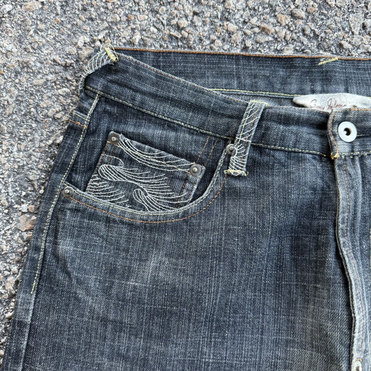 Japanese Brand × Jean × Vintage VINTAGE GUMU INTERNATIONAL BLACK JEAN DENIM PANTS Size US 32 / EU 48 - 7 Thumbnail