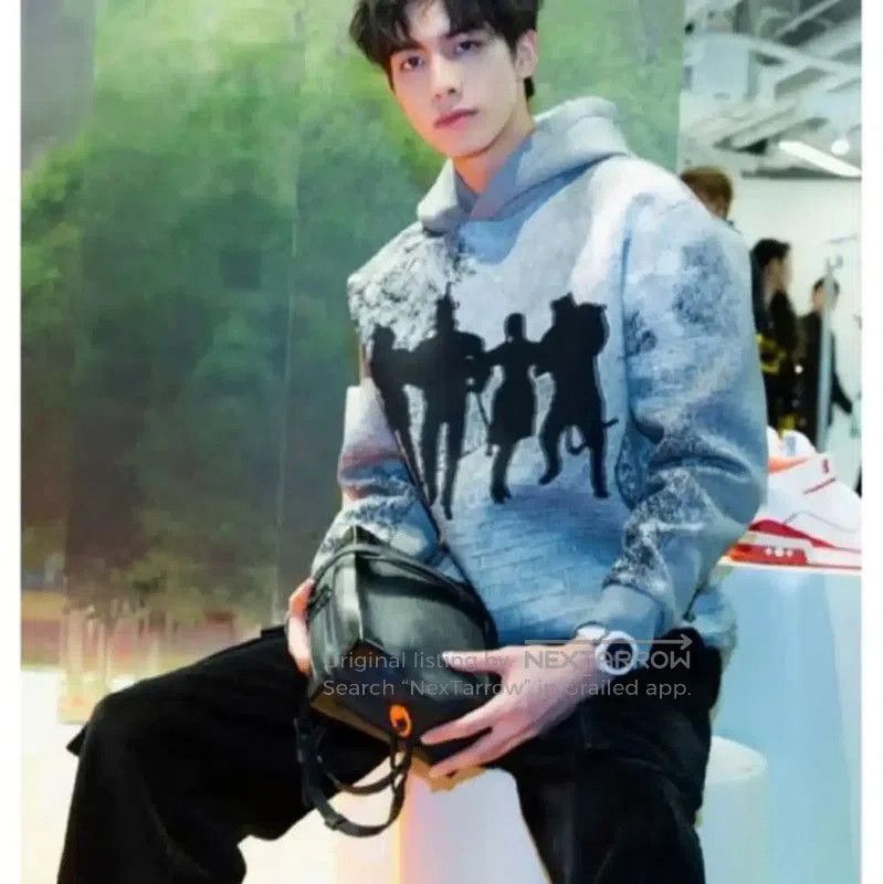 Louis Vuitton Louis Vuitton Gray Cotton Men's Hoodie . Size US S / EU 44-46 / 1 - 7 Thumbnail