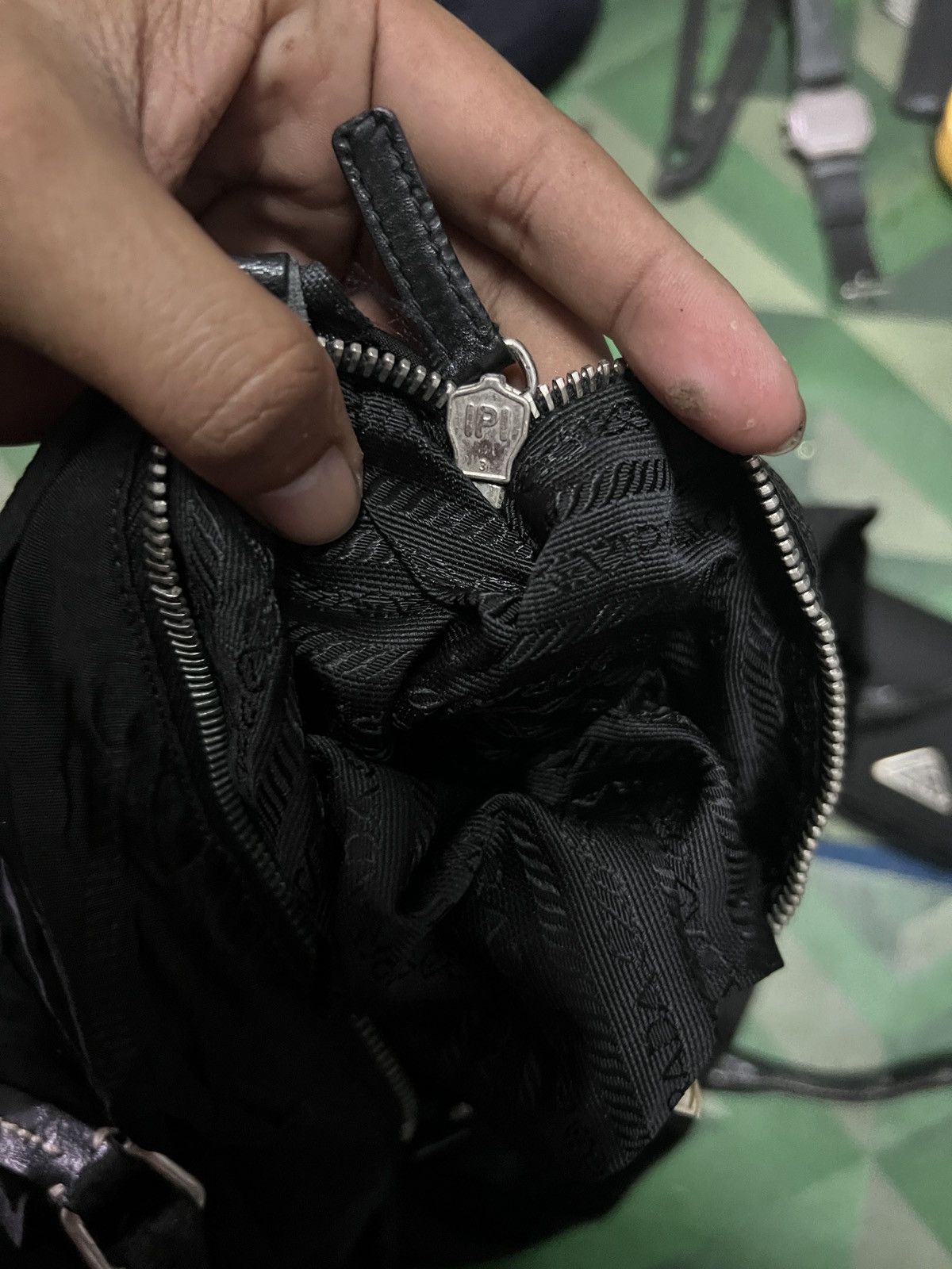 Prada Prada Black Vintage Hand Bag Size ONE SIZE - 5 Thumbnail
