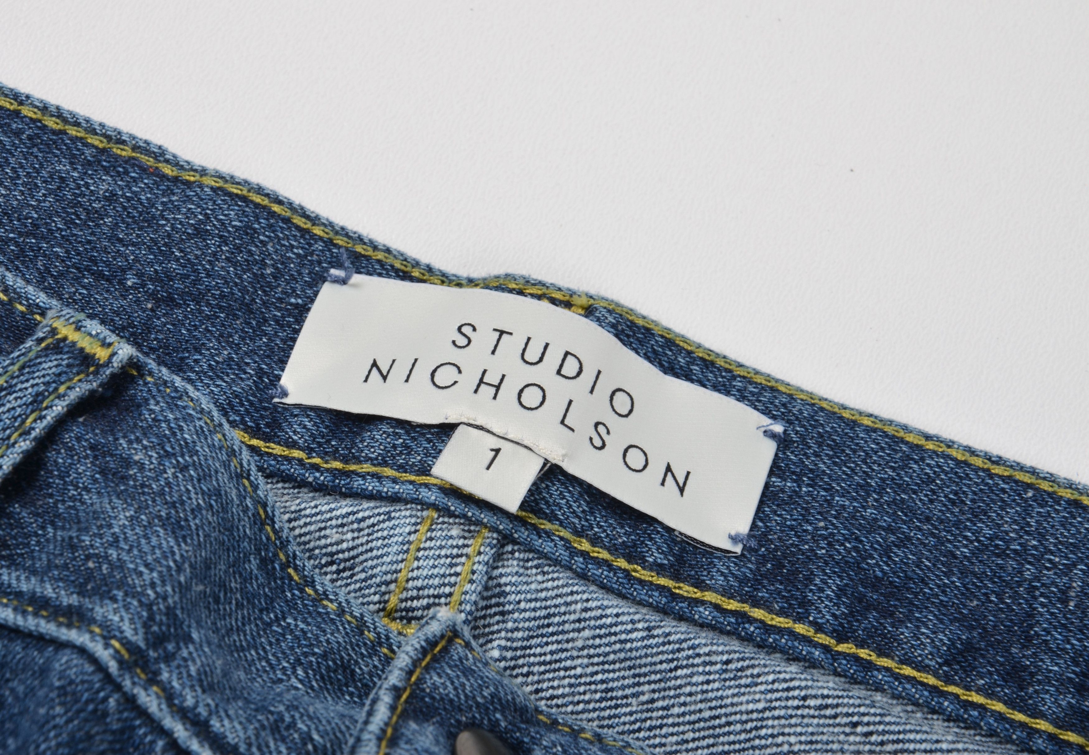 Studio Nicholson Studio Nicholson Tiago Washed Selvedge Denim Jeans Size 28" / US 6 / IT 42 - 6 Thumbnail