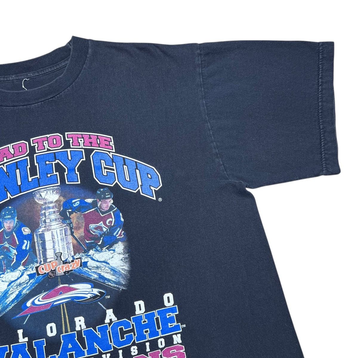 NHL Vtg 2001 NHL Colorado Avalanche Road To Stanley Cup T-Shirt Size US XL / EU 56 / 4 - 7 Thumbnail