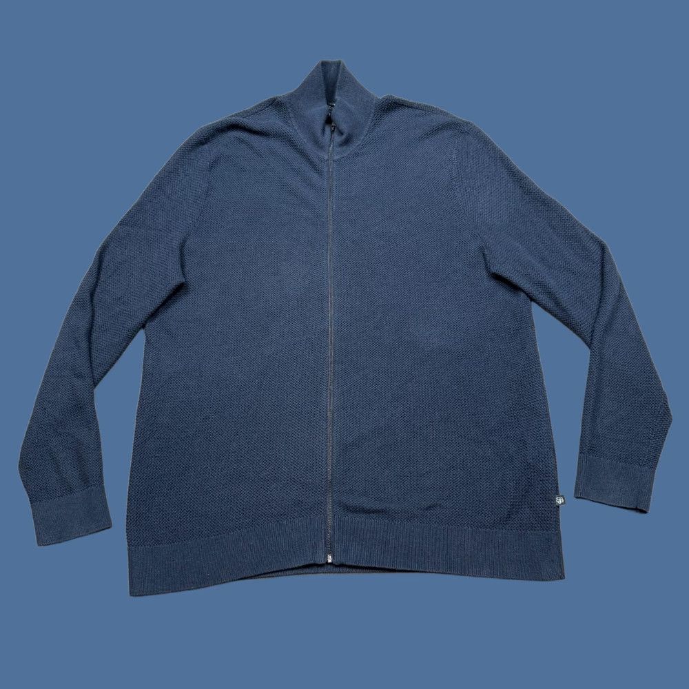 Ted Baker Ted Baker Track Jacket Men's Size 6 Blue Full Zip Lightweight Outdoor Casual Jacket Size US S / EU 44-46 / 1 - 1 Thumbnail