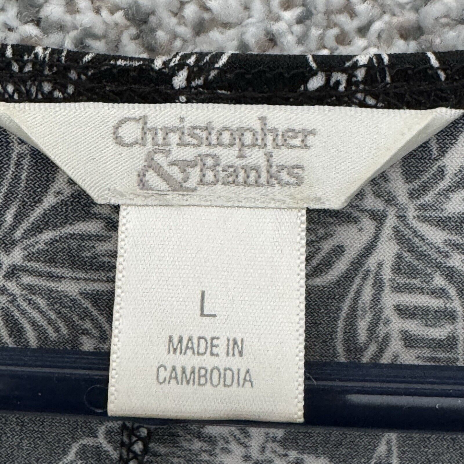 Other Christopher & Banks Dress Large Twist Front Classic Floral Size L / US 10 / IT 46 - 5 Thumbnail
