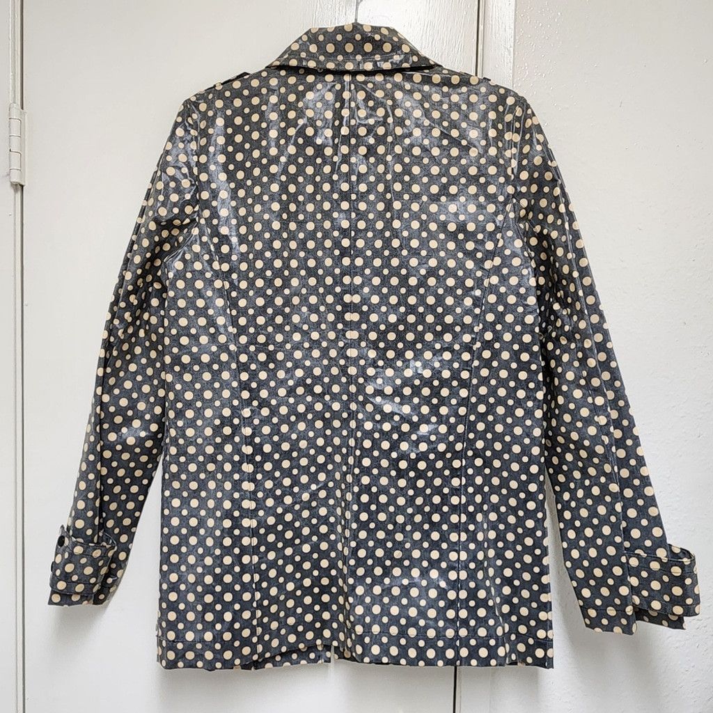I.N.C EUC INC Polka Dot Raincoat Size S / US 4 / IT 40 - 5 Thumbnail